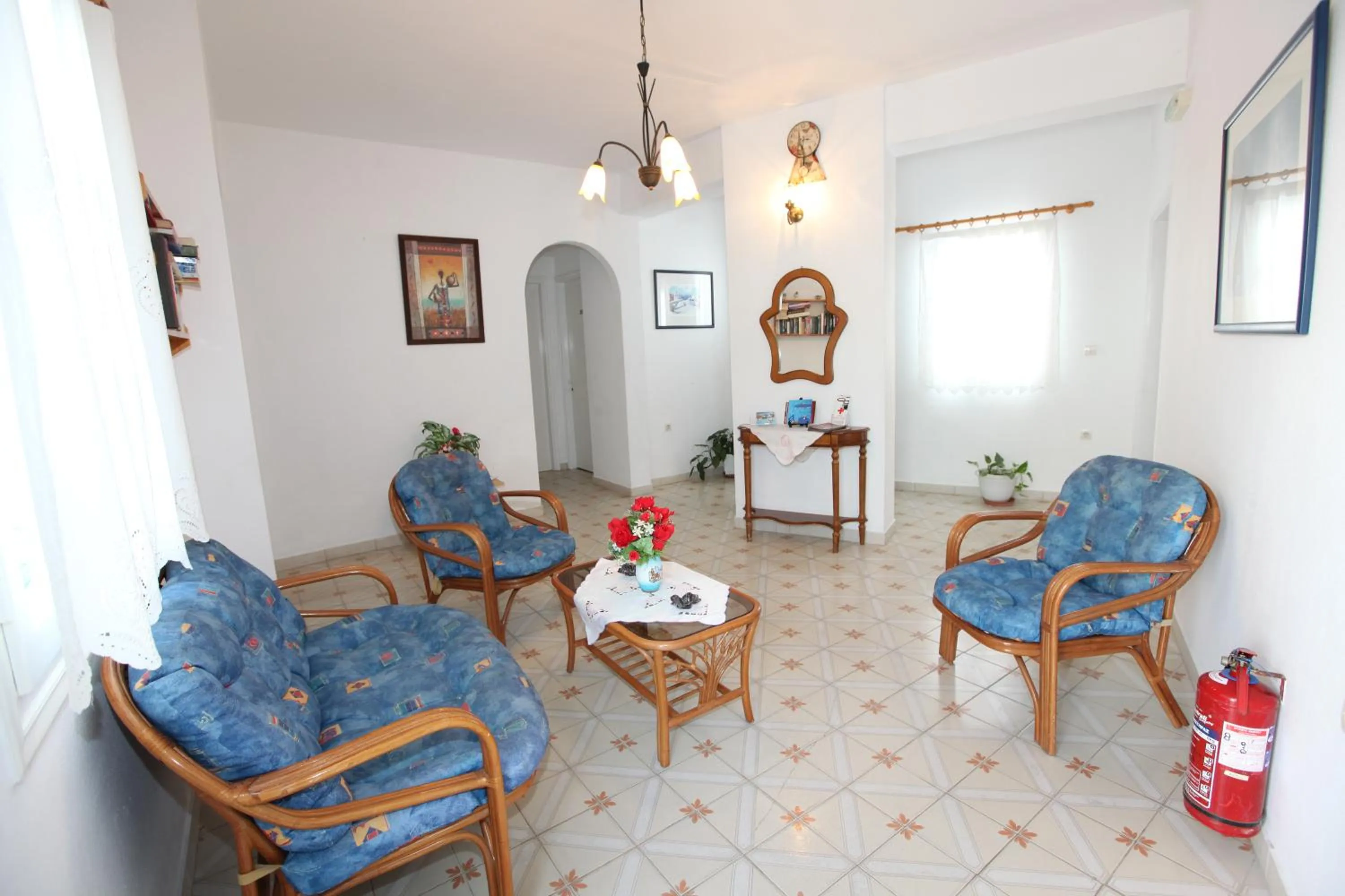 Living room in Villa Katerina