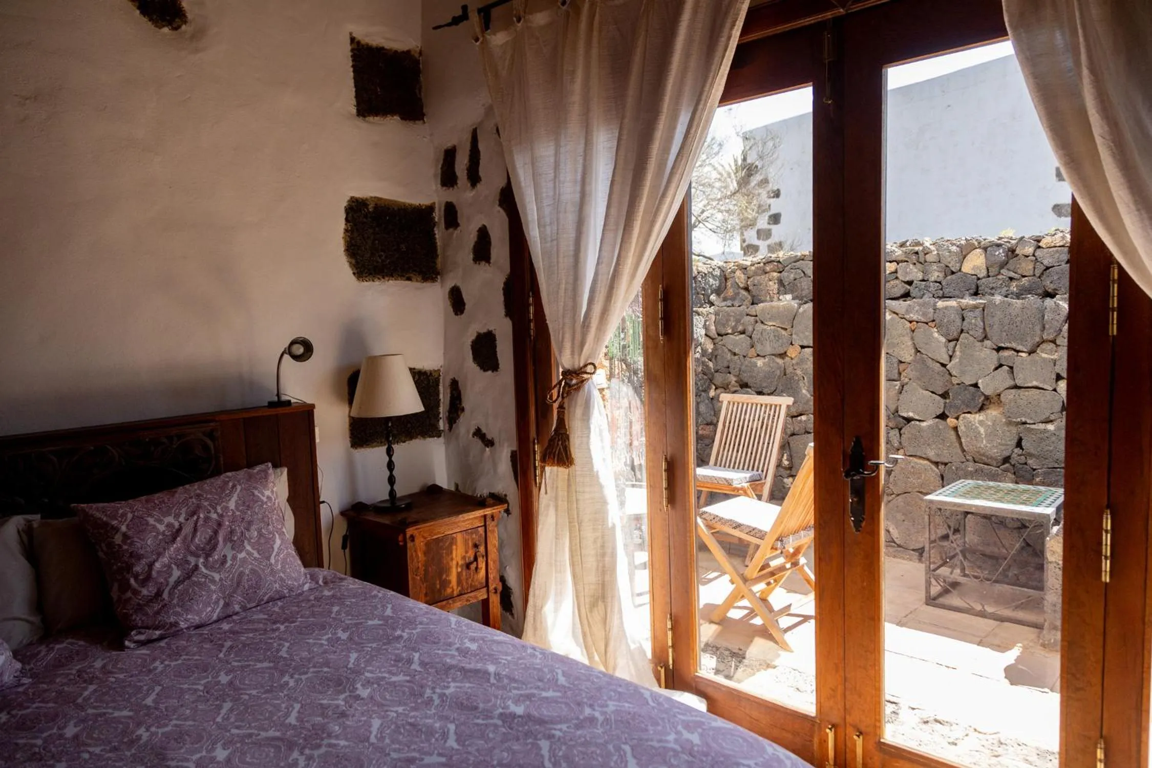 Balcony/Terrace, Bed in Finca Tomaren