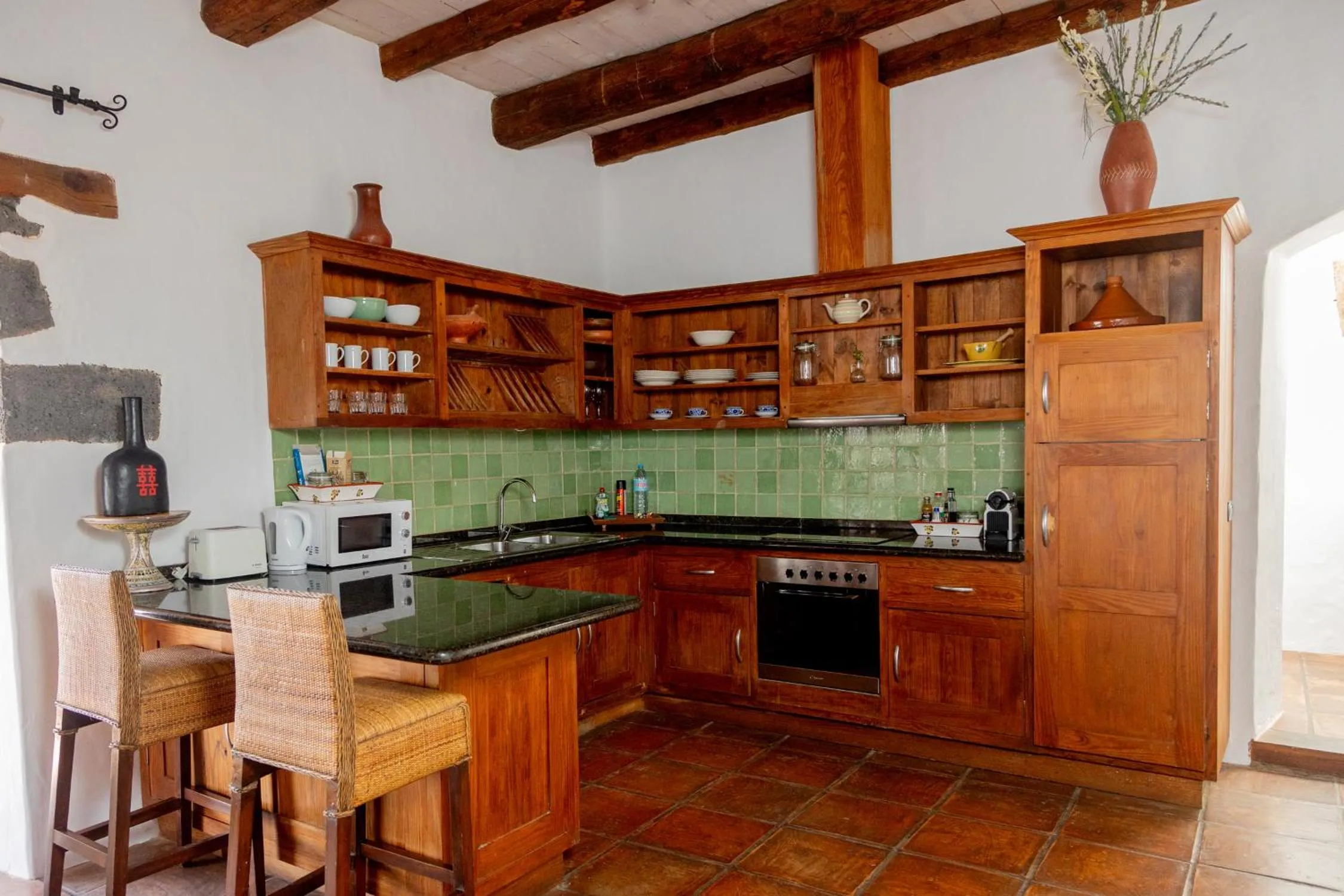 kitchen in Finca Tomaren