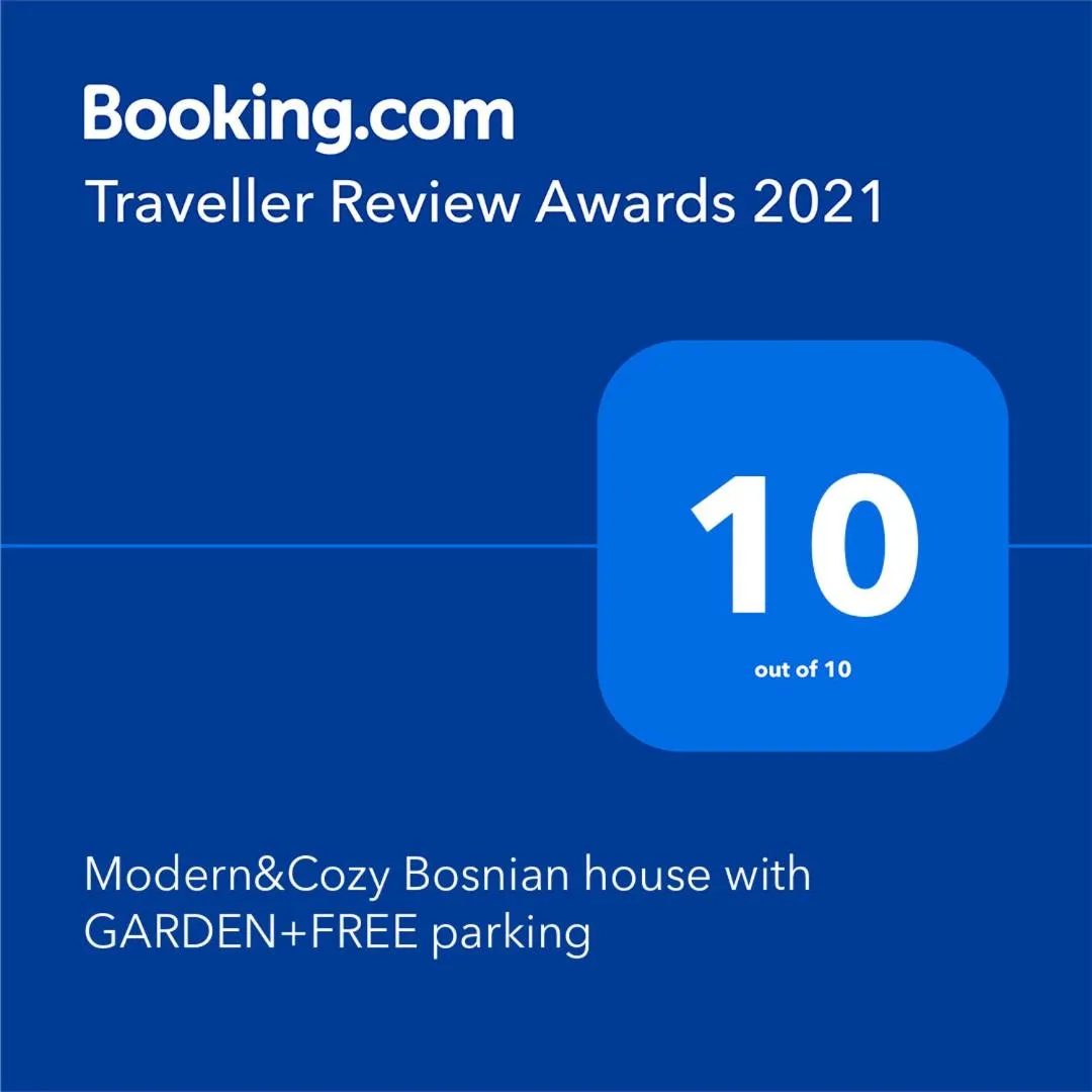 Modern&Cozy Bosnian house with GARDEN+FREE parking