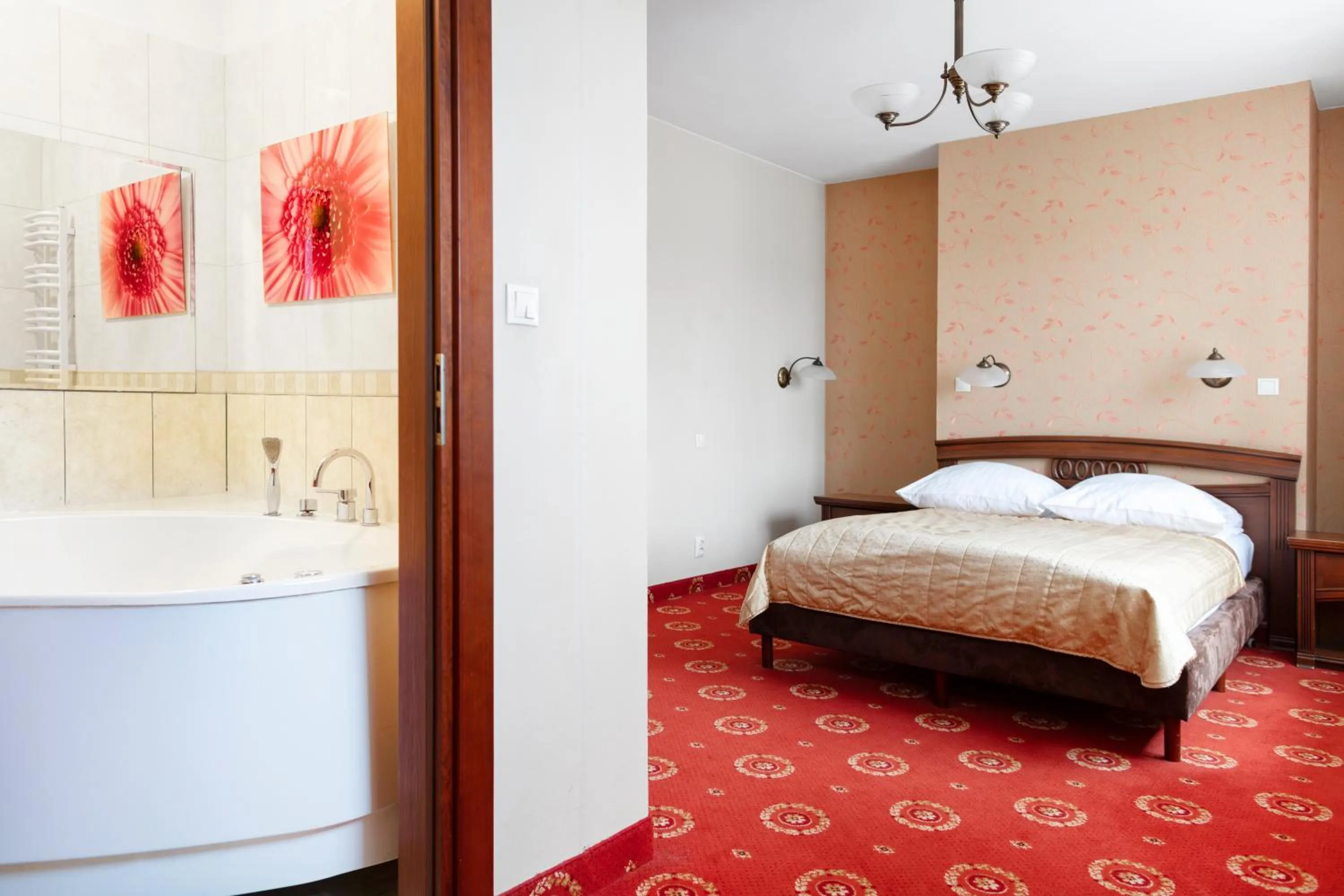 Bed in Hotel Arkadia Royal