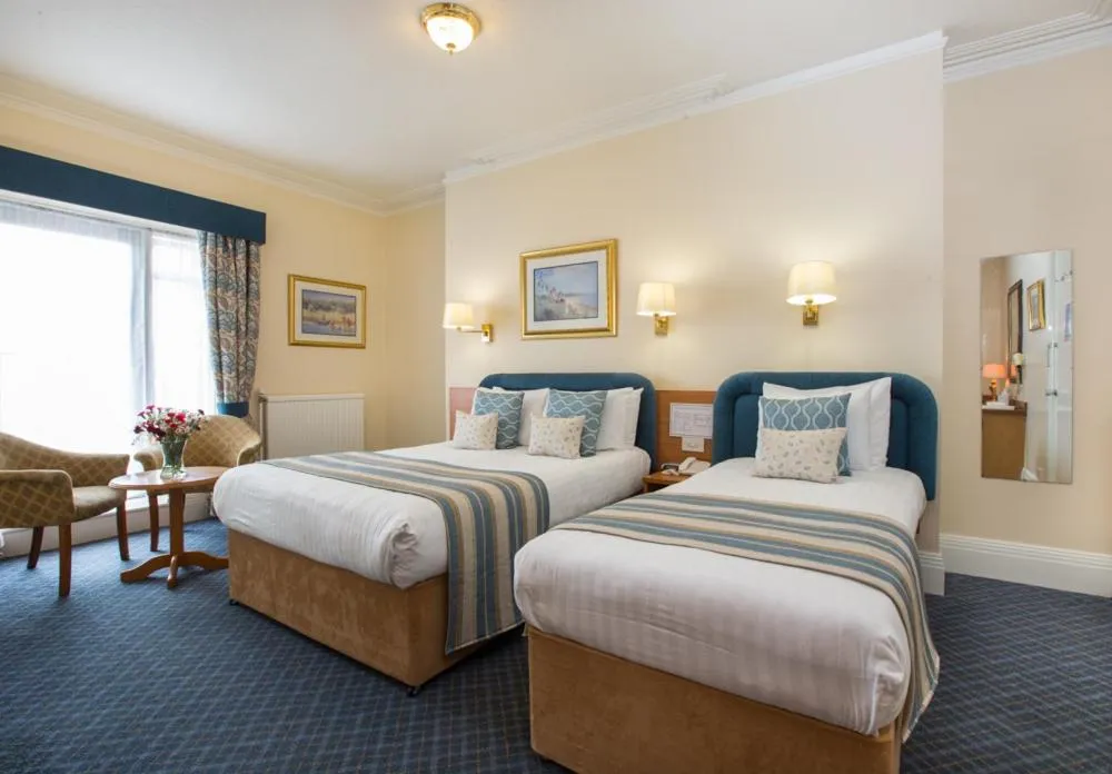 Bed in Livermead Cliff Hotel