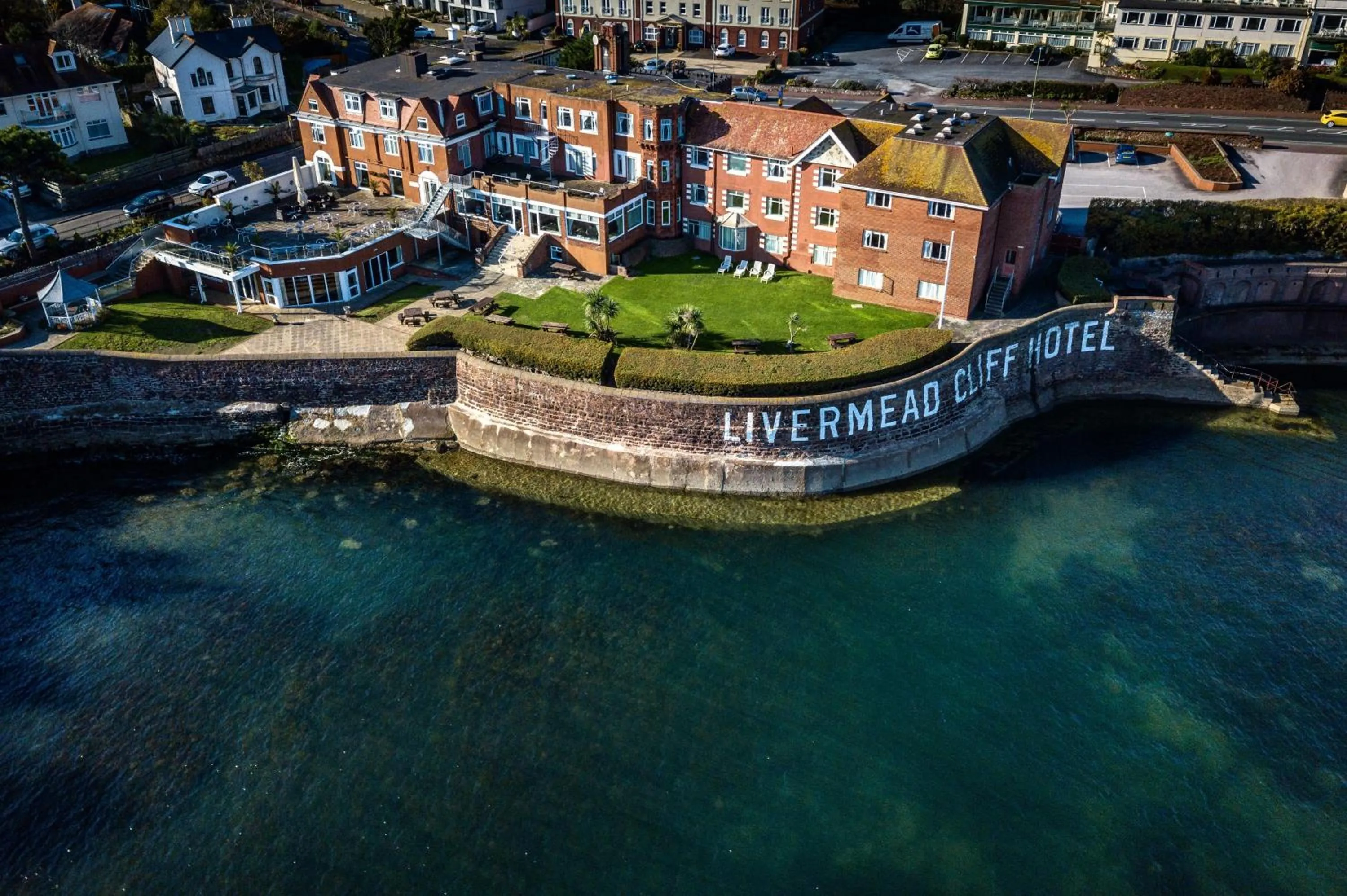 Bird's eye view in Livermead Cliff Hotel