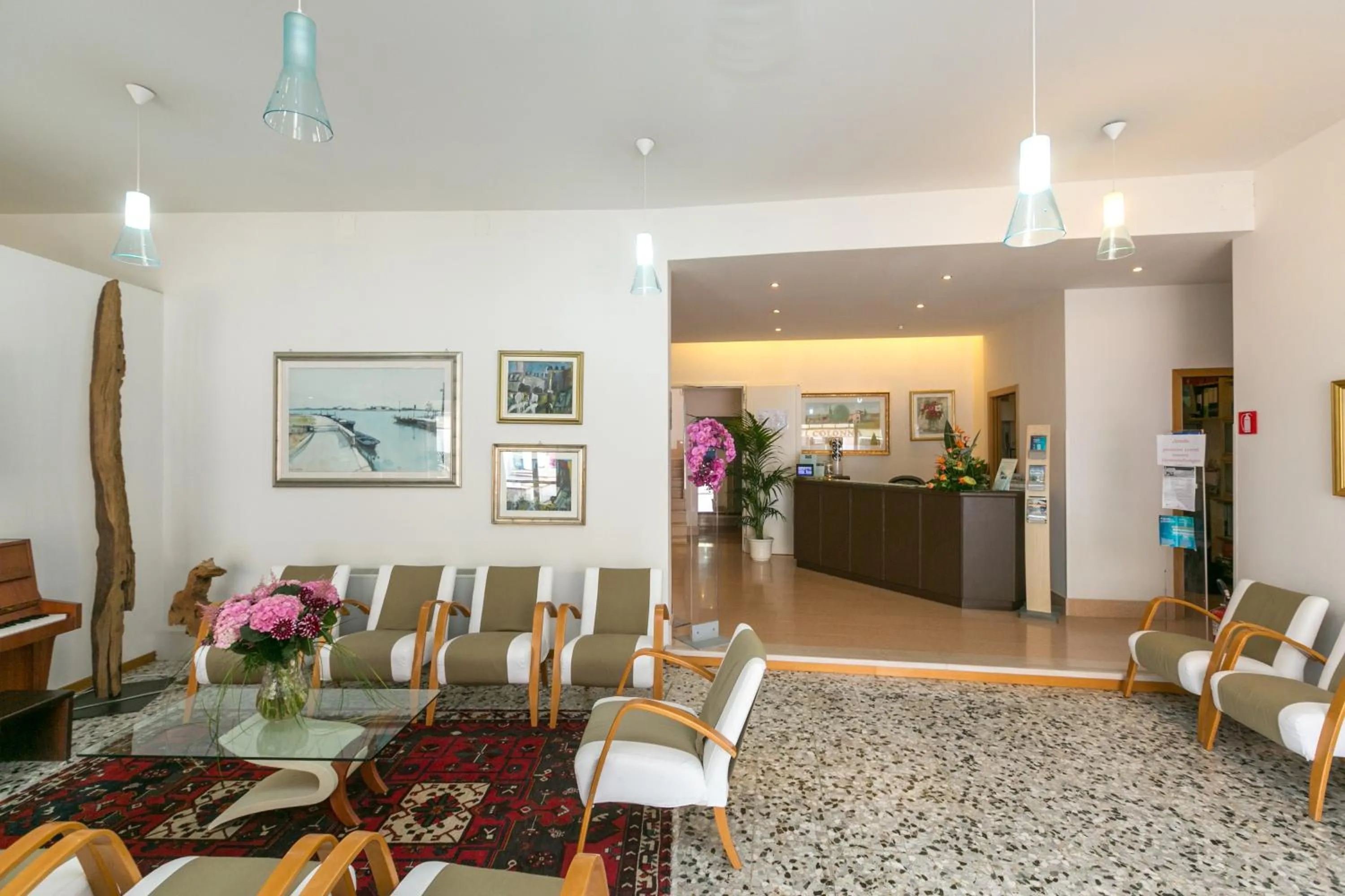 Lobby or reception in Hotel Colonna