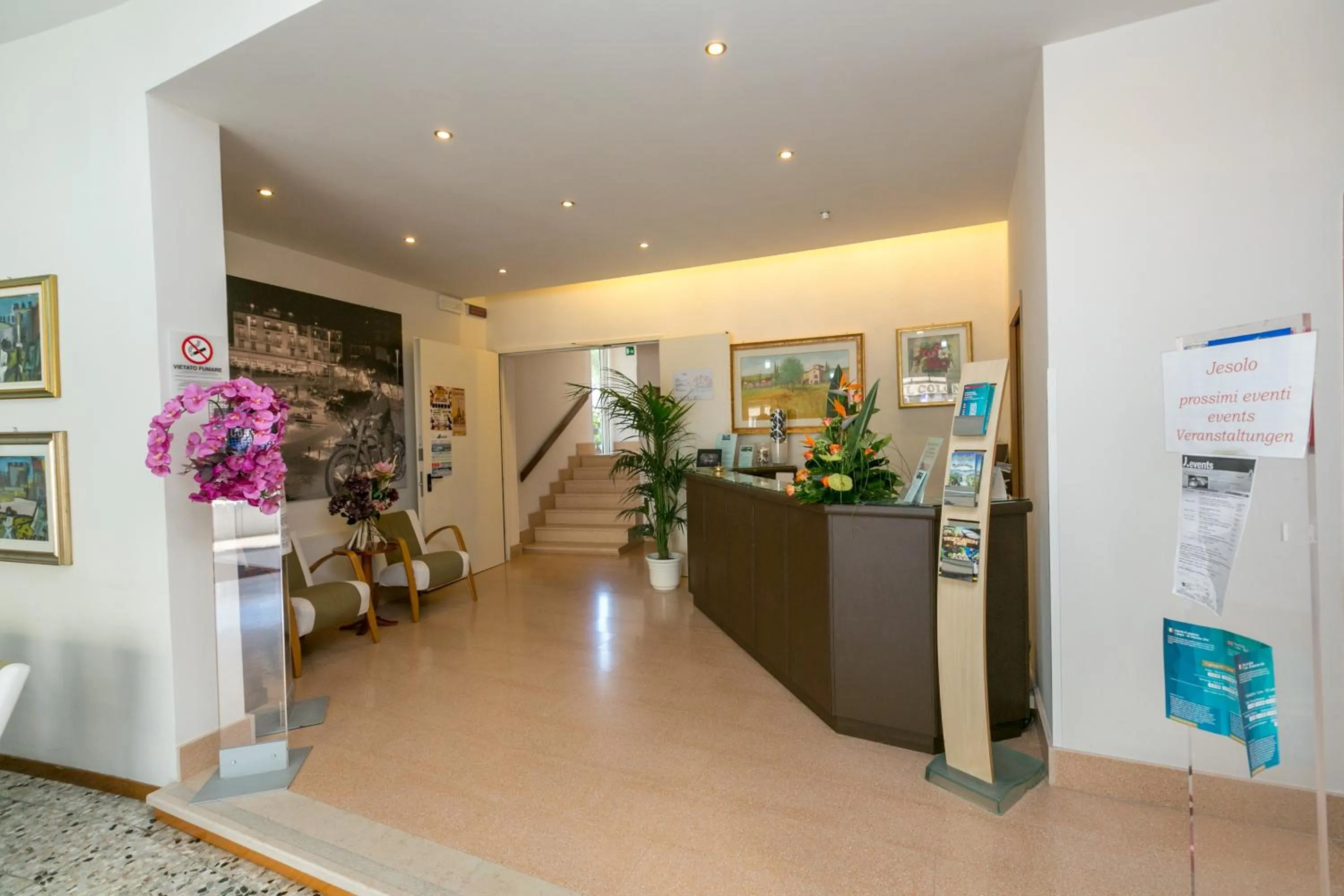 Lobby or reception in Hotel Colonna