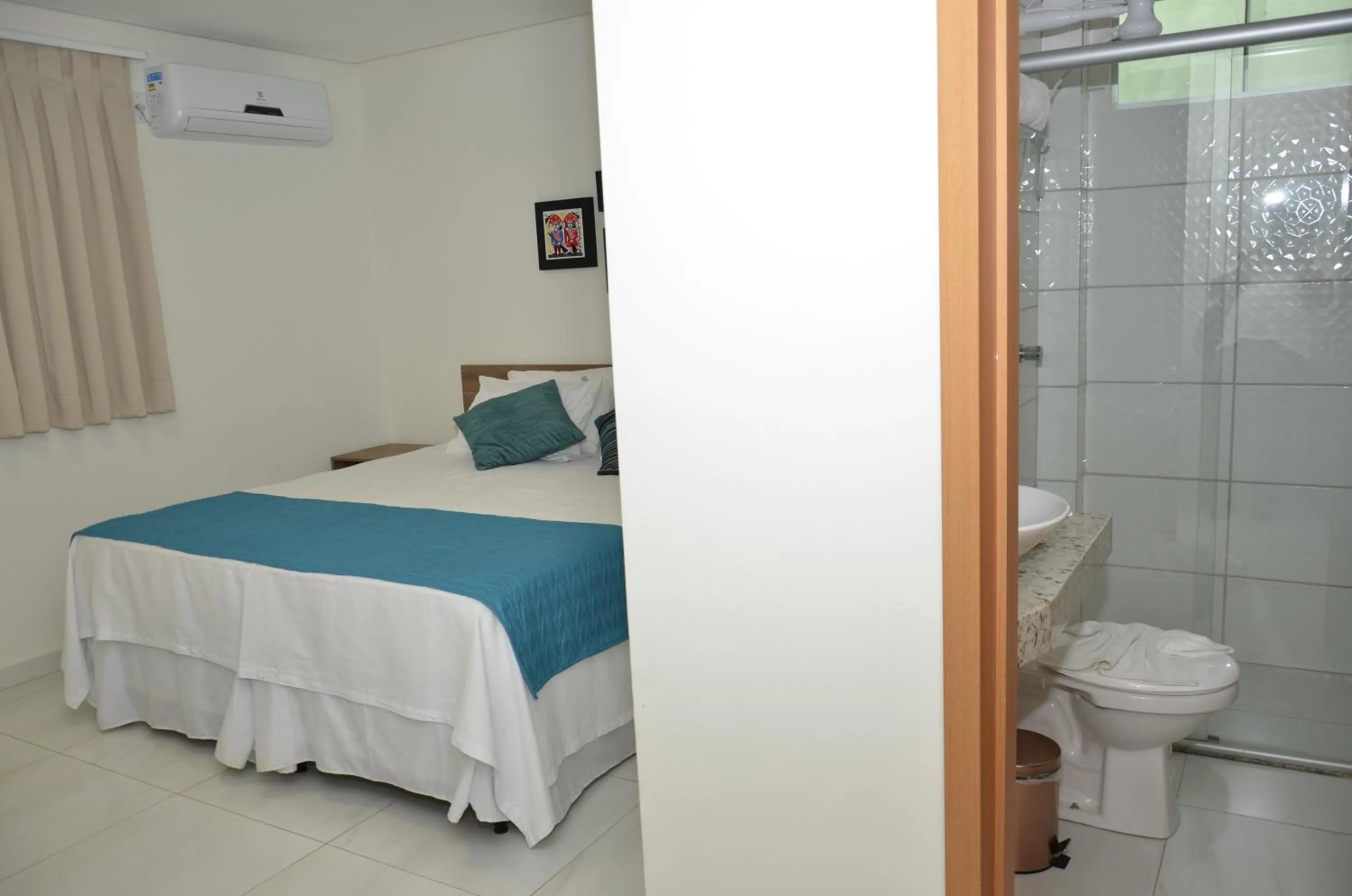 Bed in Asa Branca Hotel