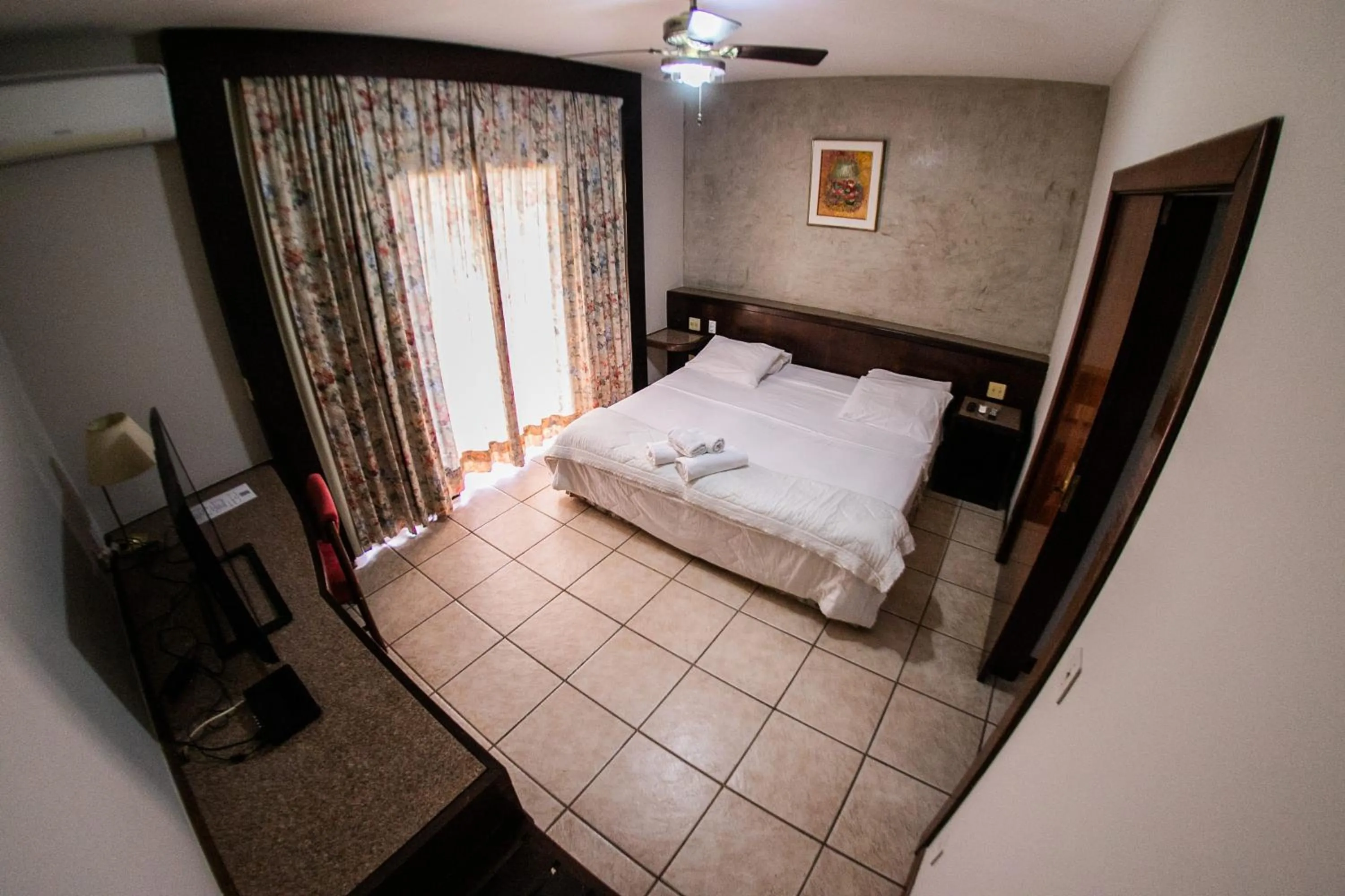 Bed in Hotel Fazenda Horizonte Belo