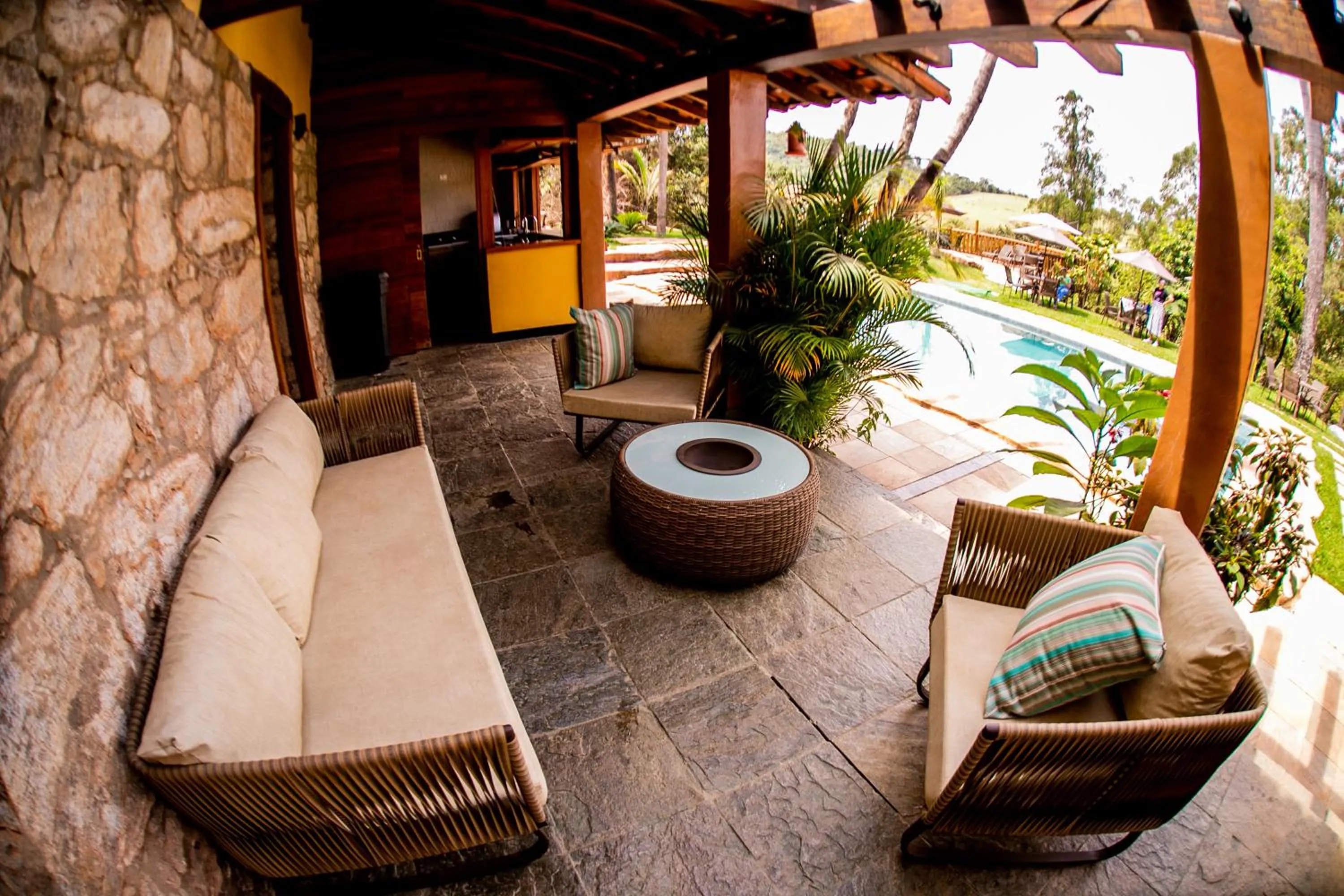 Area and facilities in Hotel Fazenda Horizonte Belo