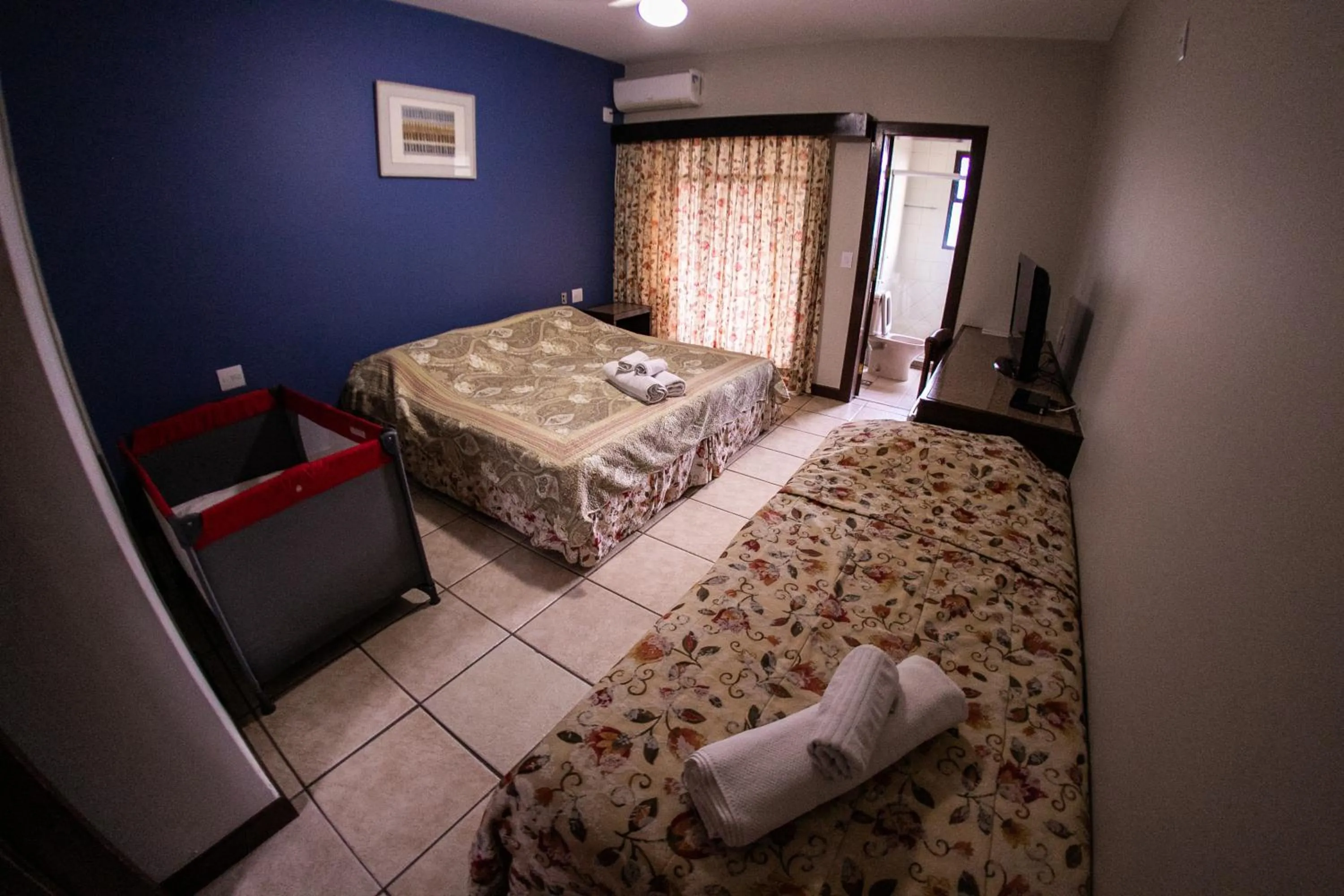 Bed in Hotel Fazenda Horizonte Belo