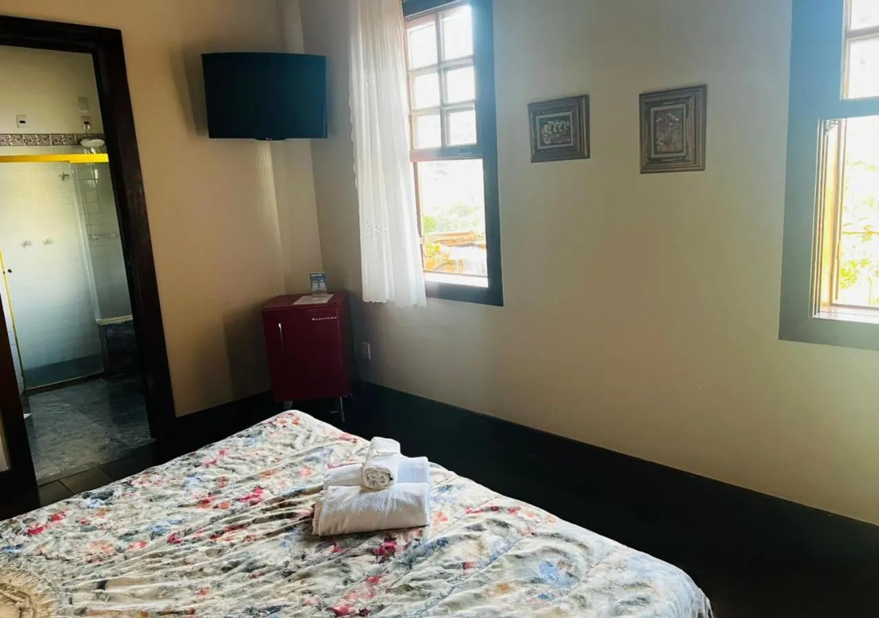 Bed in Hotel Fazenda Horizonte Belo