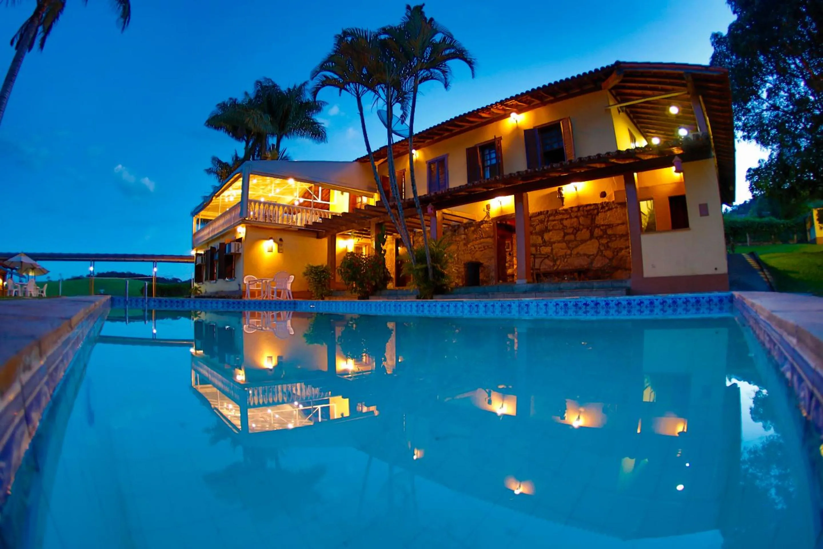 Swimming pool in Hotel Fazenda Horizonte Belo