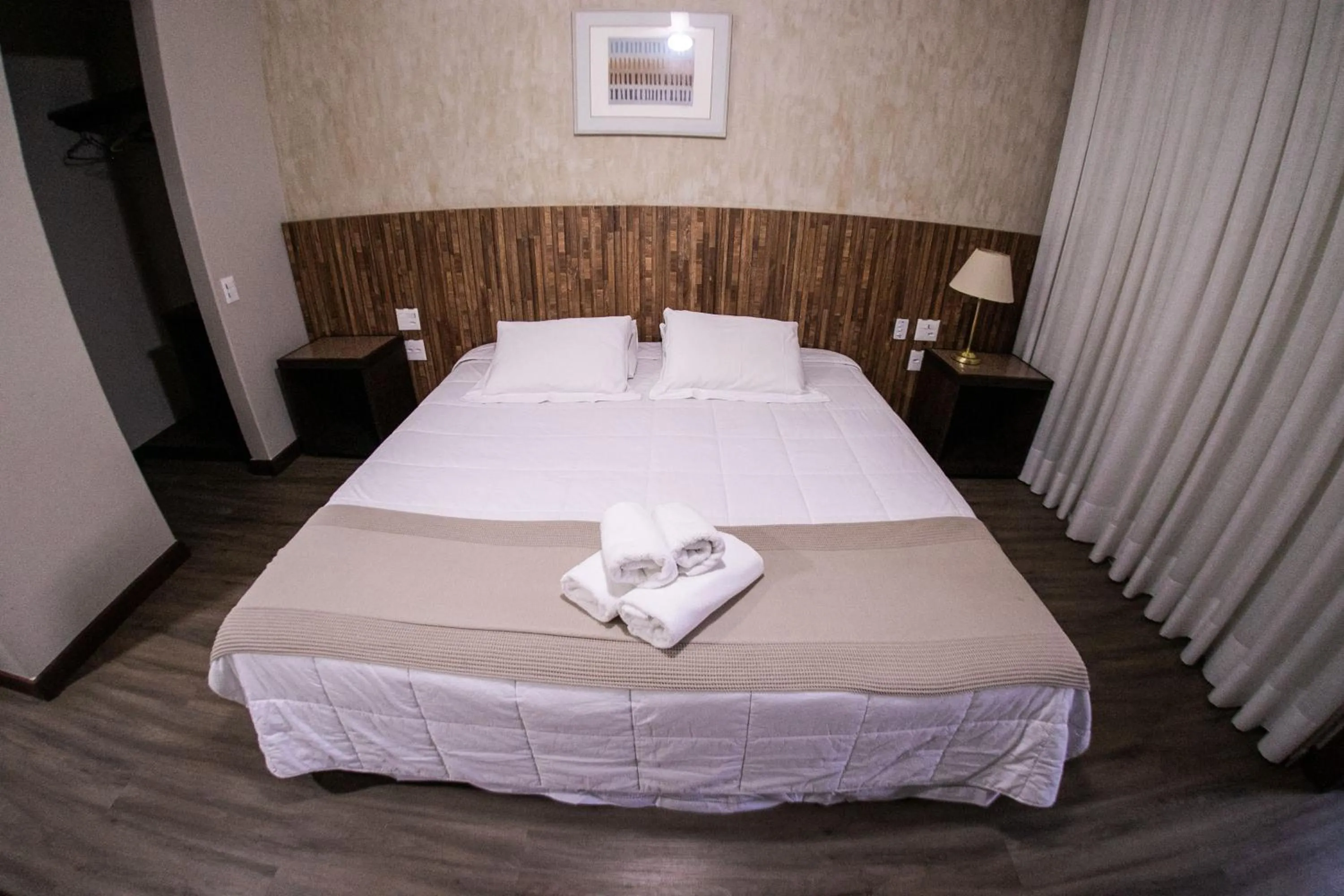 Bed in Hotel Fazenda Horizonte Belo