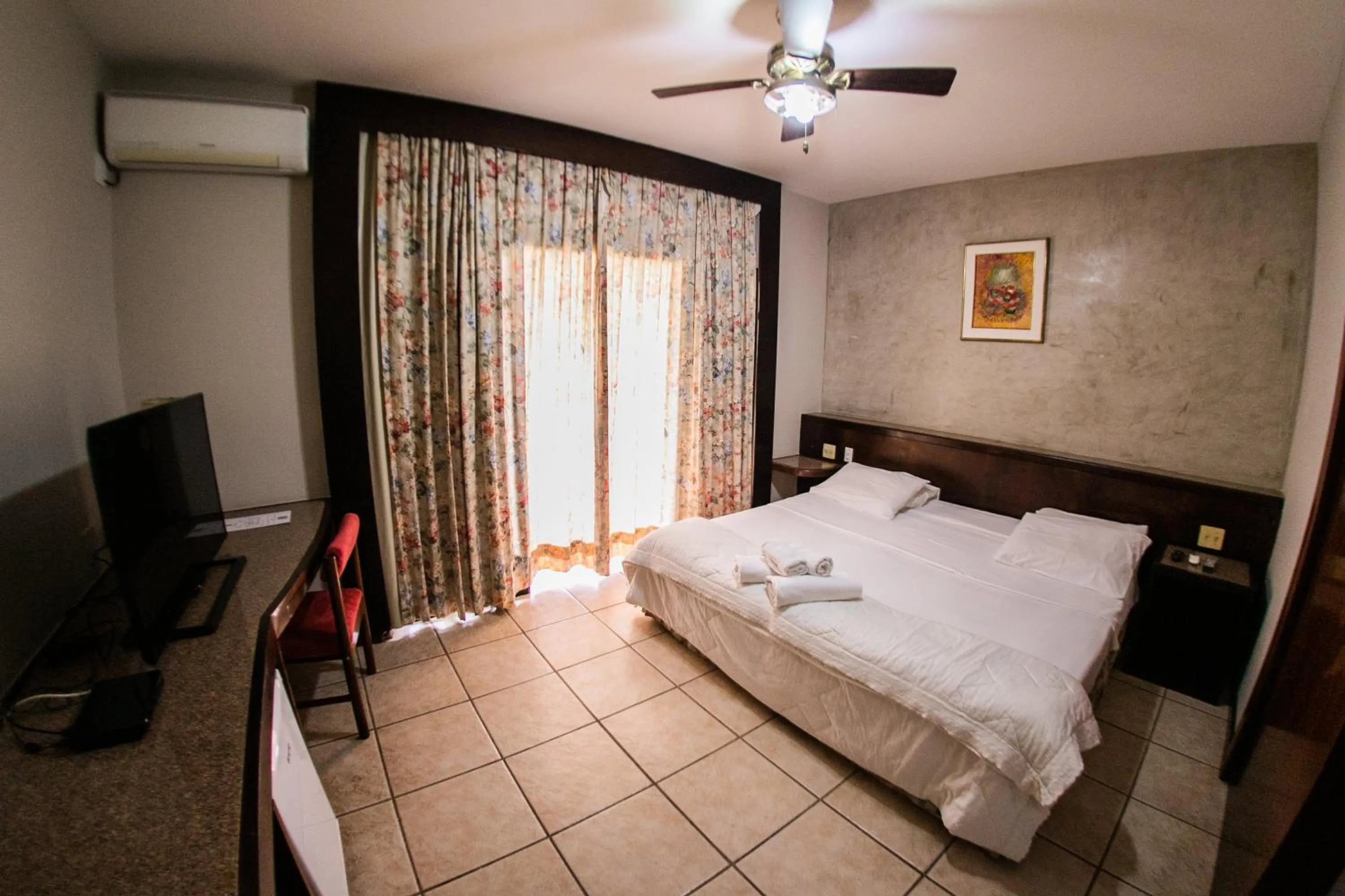 Bed in Hotel Fazenda Horizonte Belo