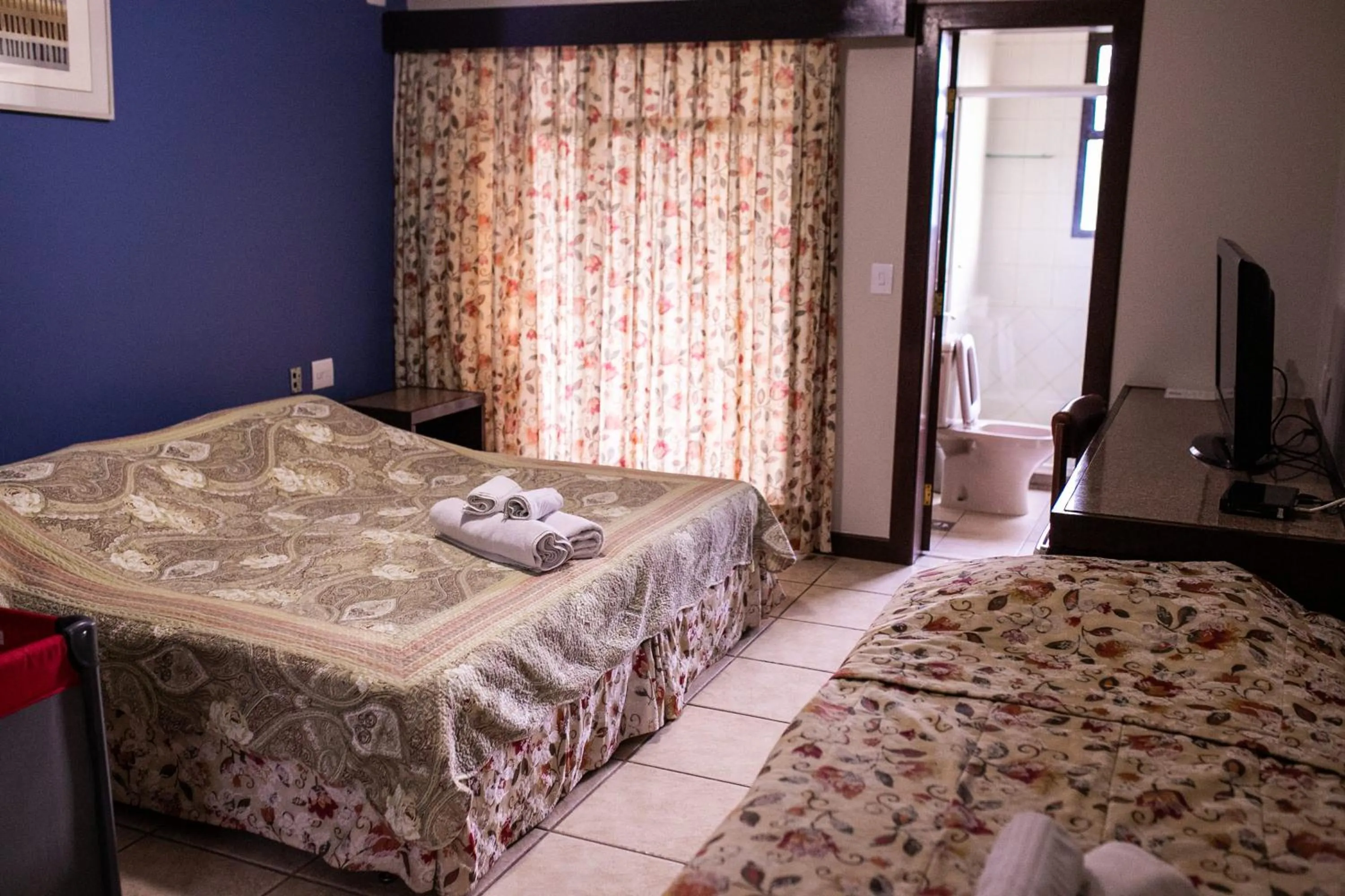 Bed in Hotel Fazenda Horizonte Belo