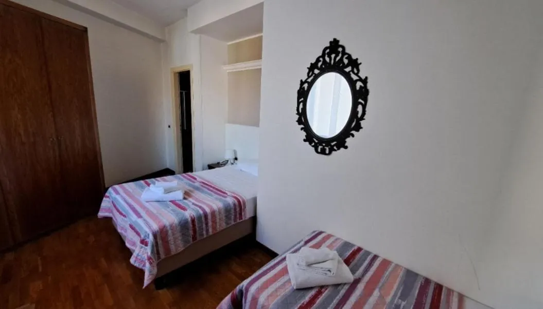 Bed in Hotel Elefante