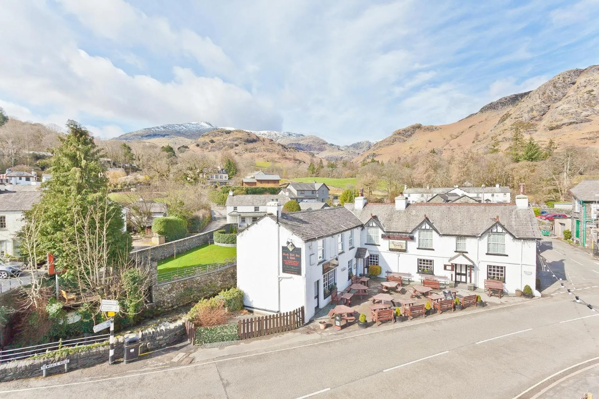 View (from property/room) in The Yewdale Inn and Hotel Coniston Village