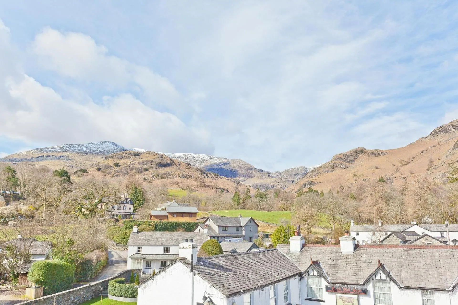 Mountain view in The Yewdale Inn and Hotel Coniston Village