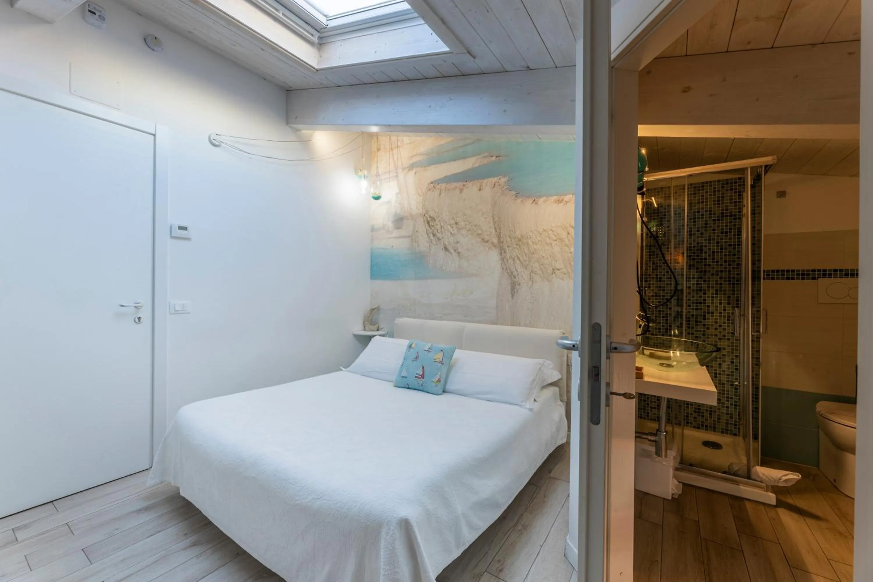 Bedroom, Bed in Acquamarina b&b