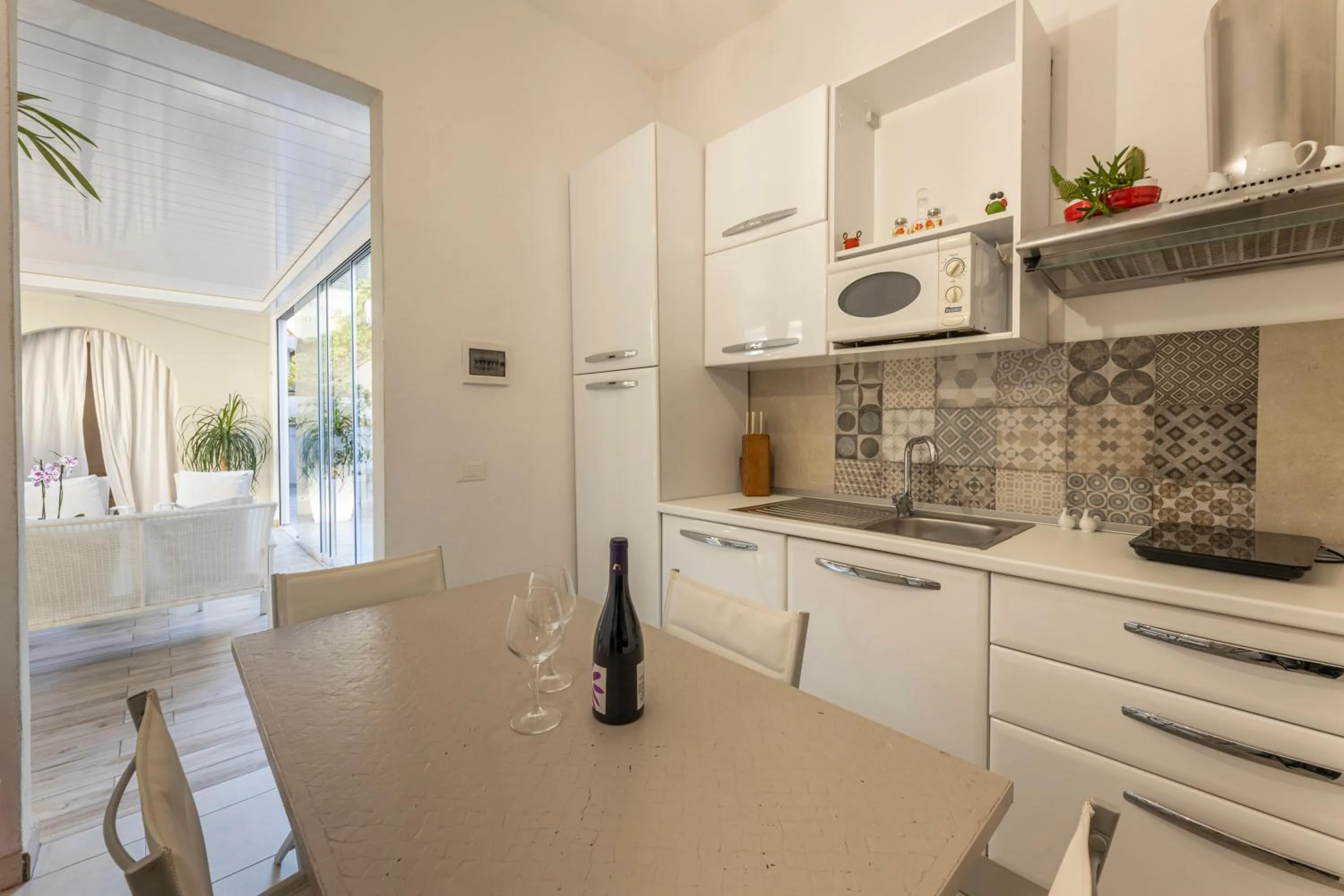 Kitchen or kitchenette in Acquamarina b&b