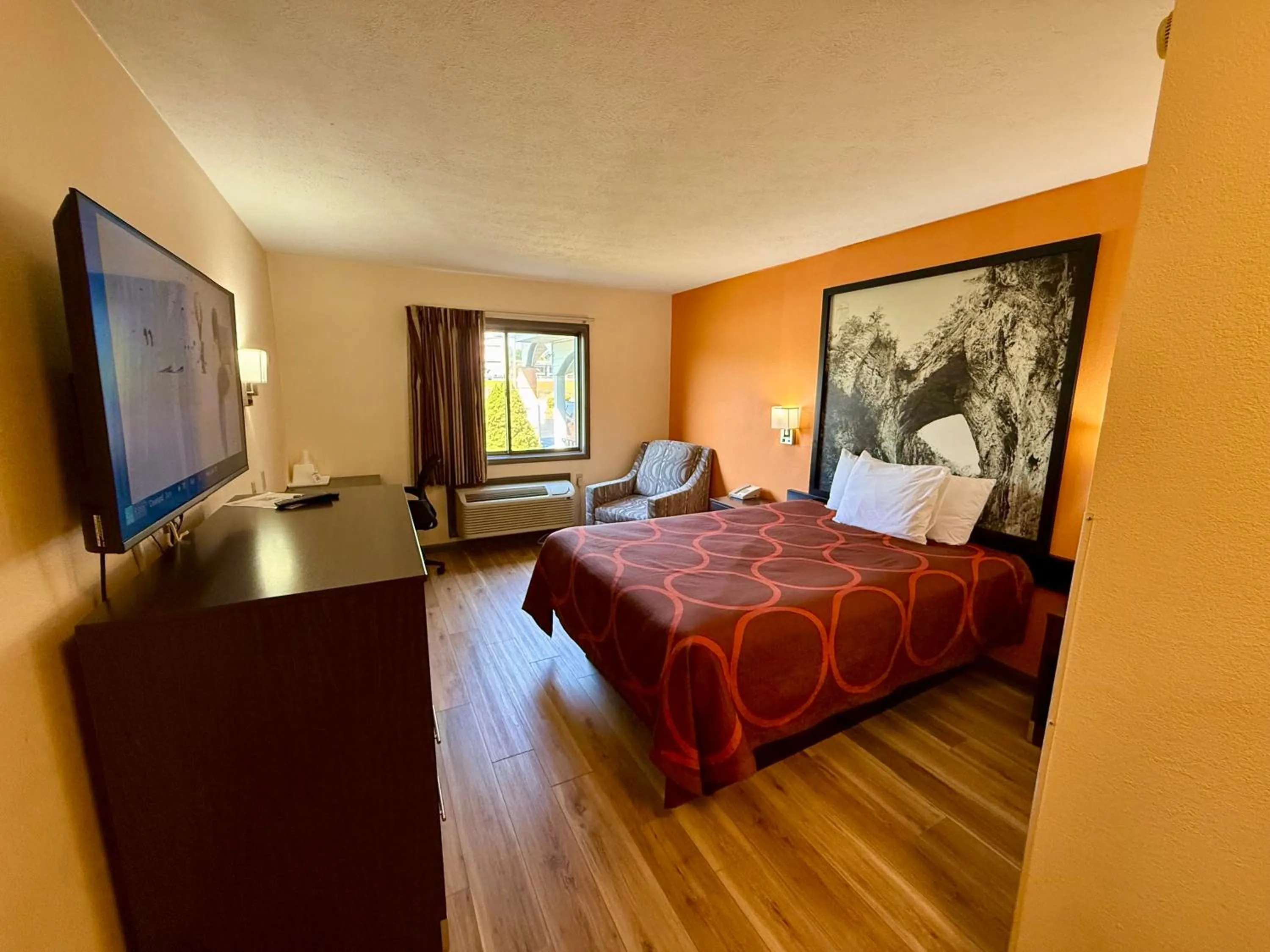 Bed in Super 8 by Wyndham Hillsville