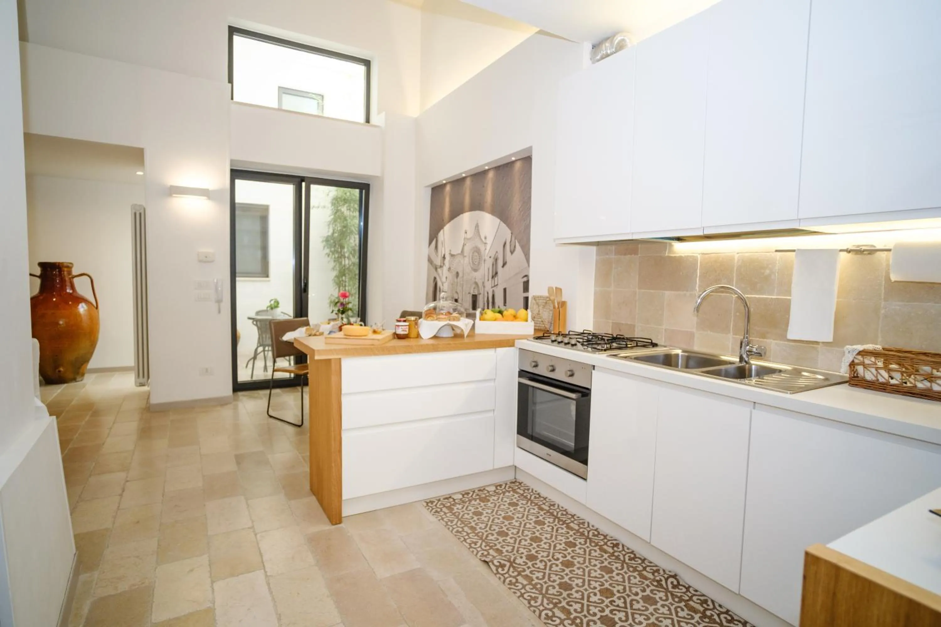 Kitchen or kitchenette in Welcome Ostuni b&b