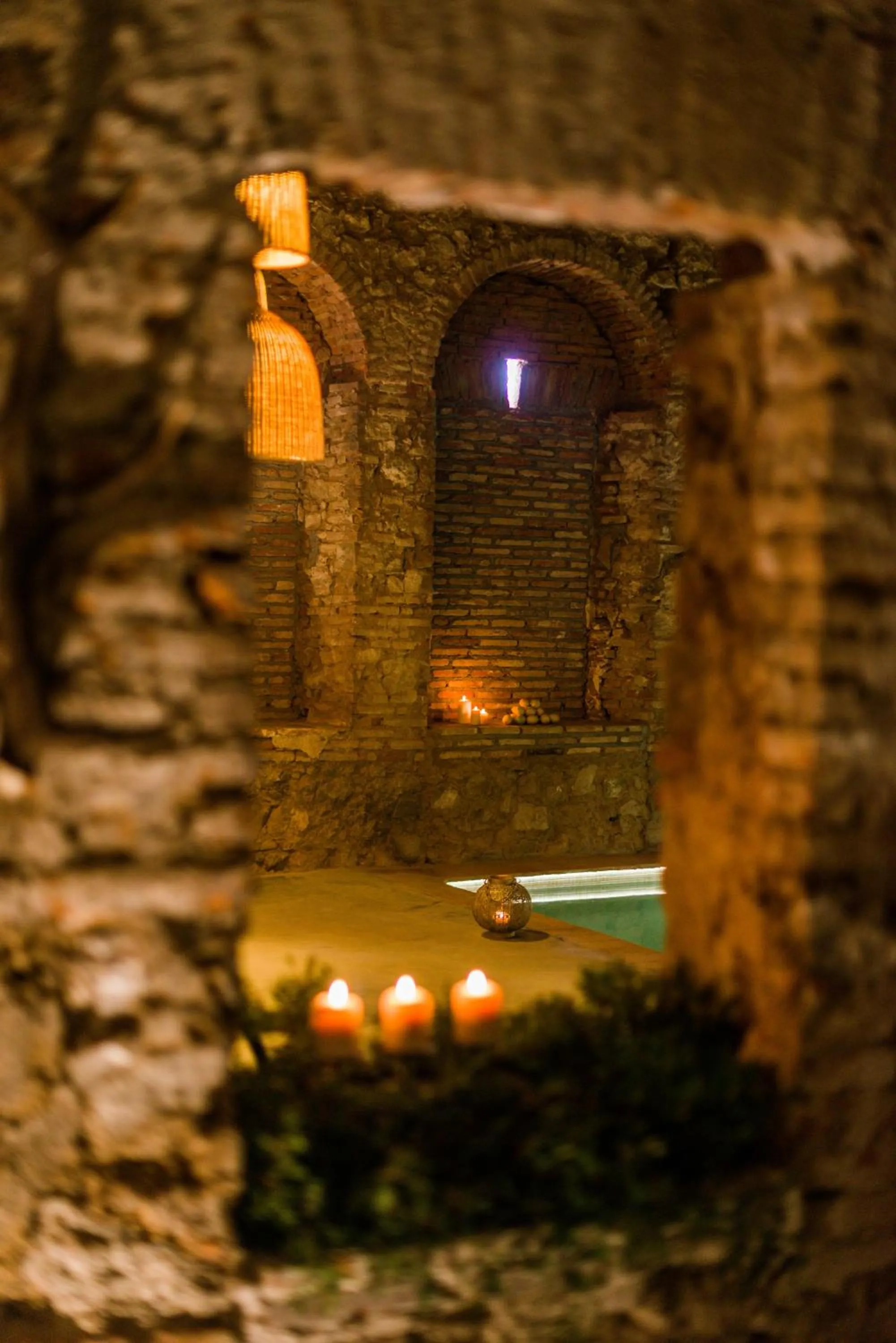 Hot Spring Bath in Balneario Aguas de Villaharta