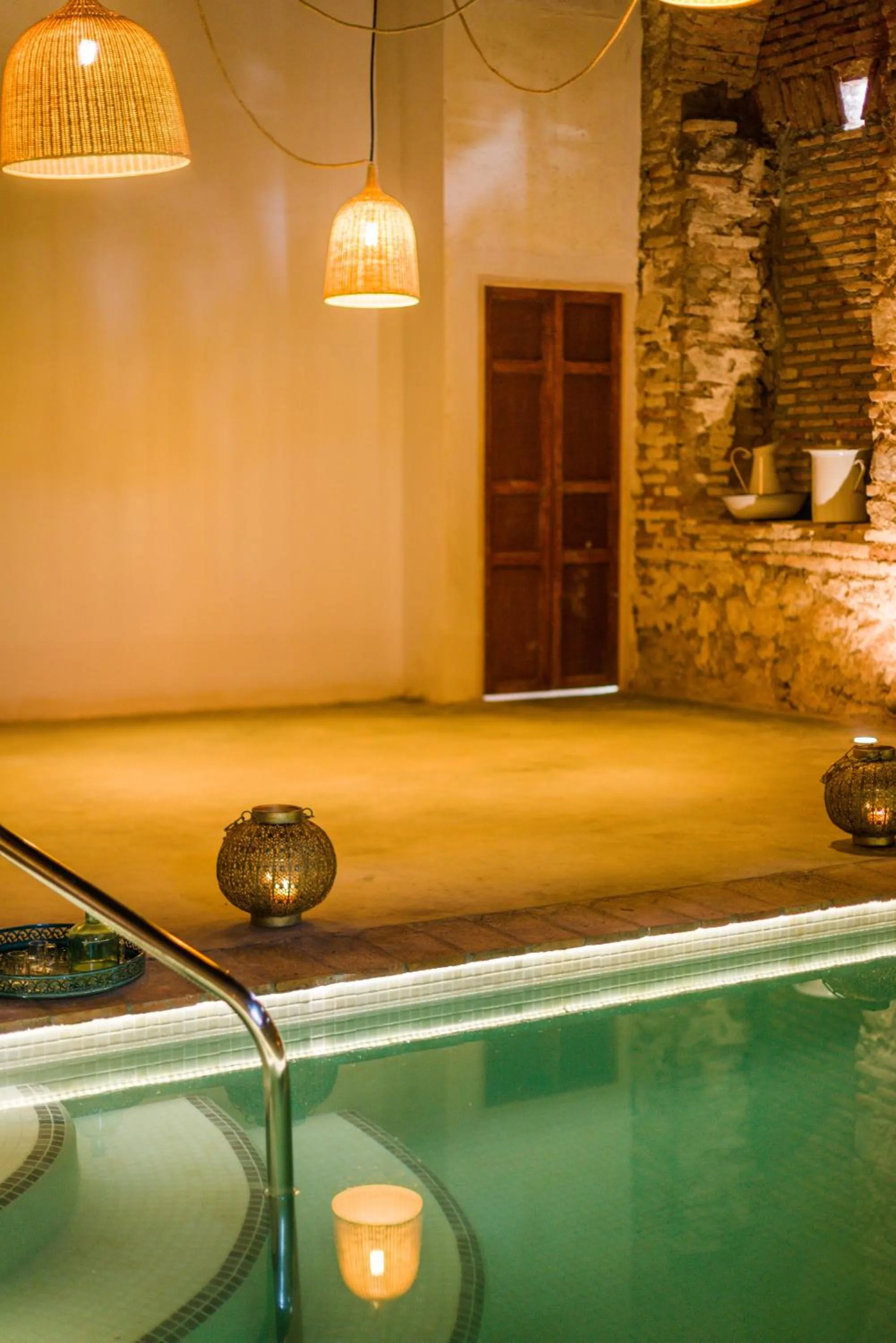 Hot Spring Bath in Balneario Aguas de Villaharta