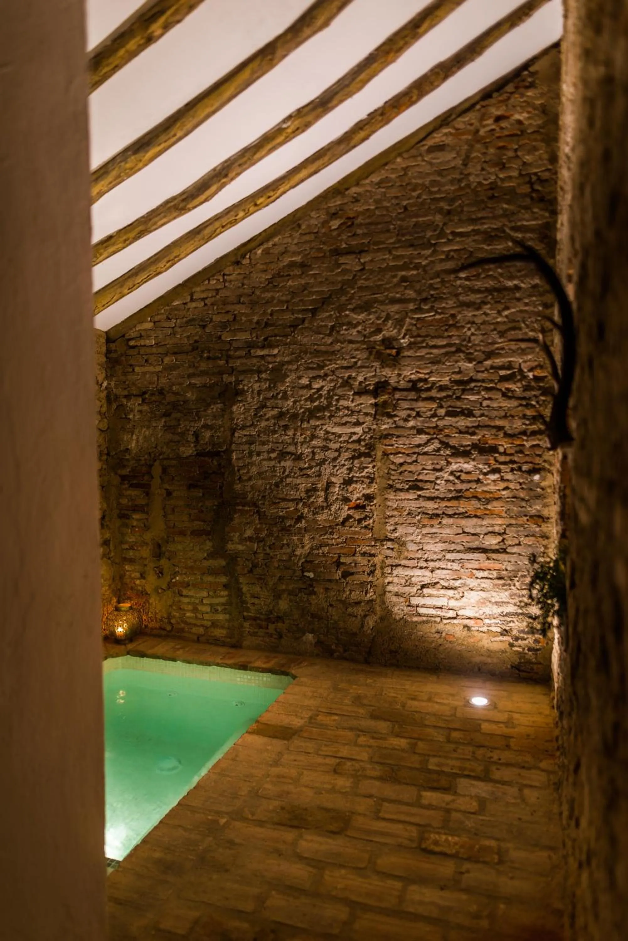 Hot Spring Bath in Balneario Aguas de Villaharta