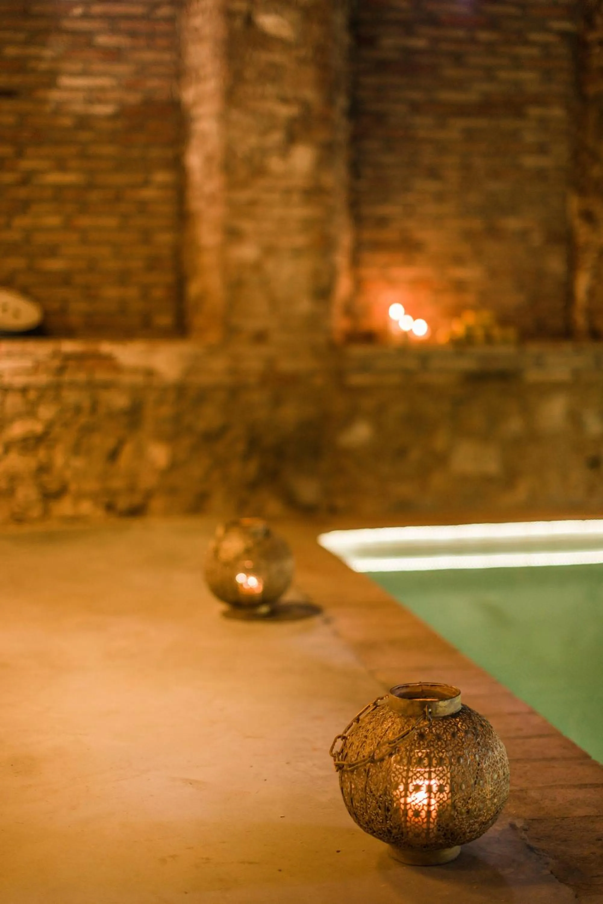 Hot Spring Bath in Balneario Aguas de Villaharta