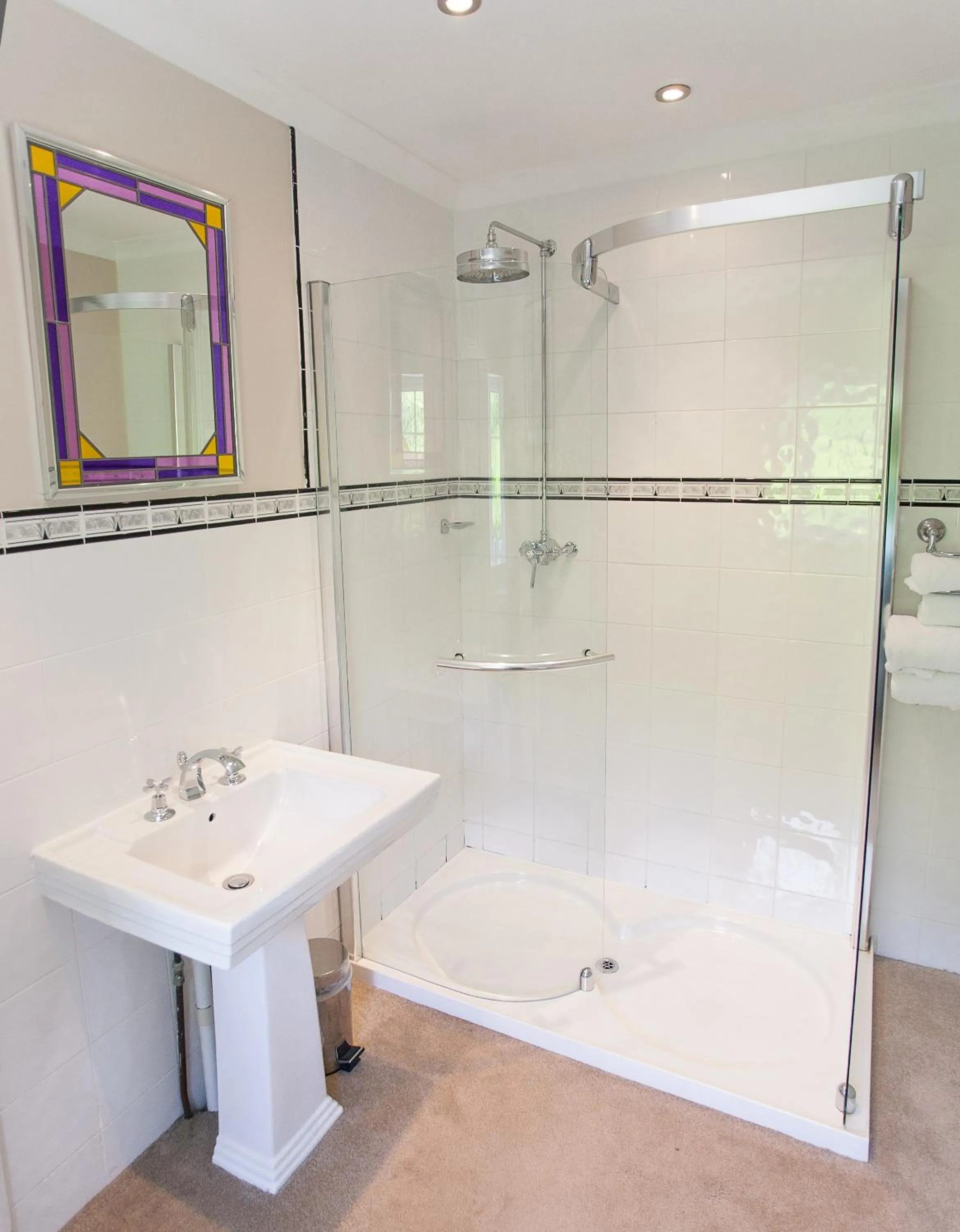 Bathroom in Claverton Hotel