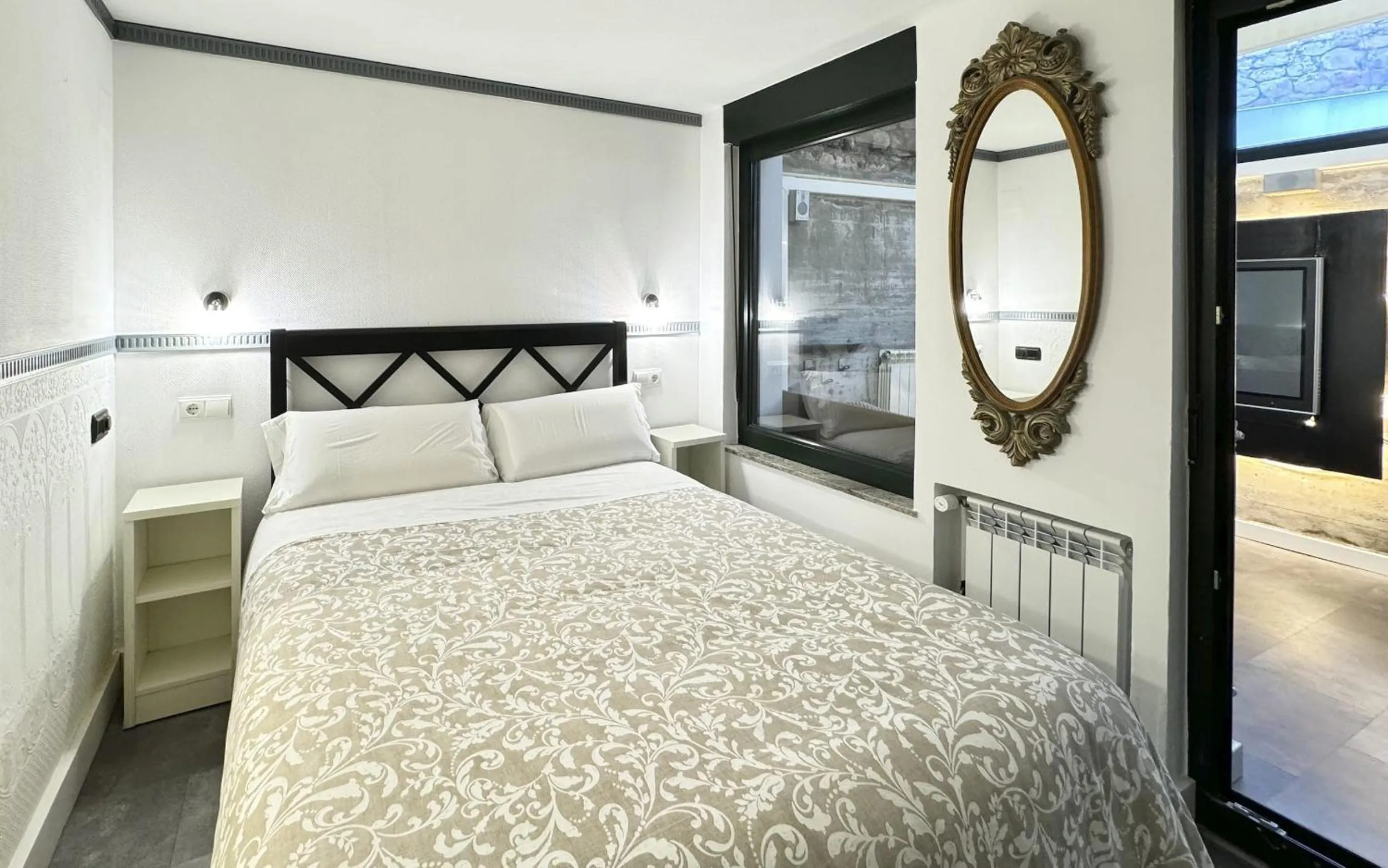 Bed in Posada Villa Rosa