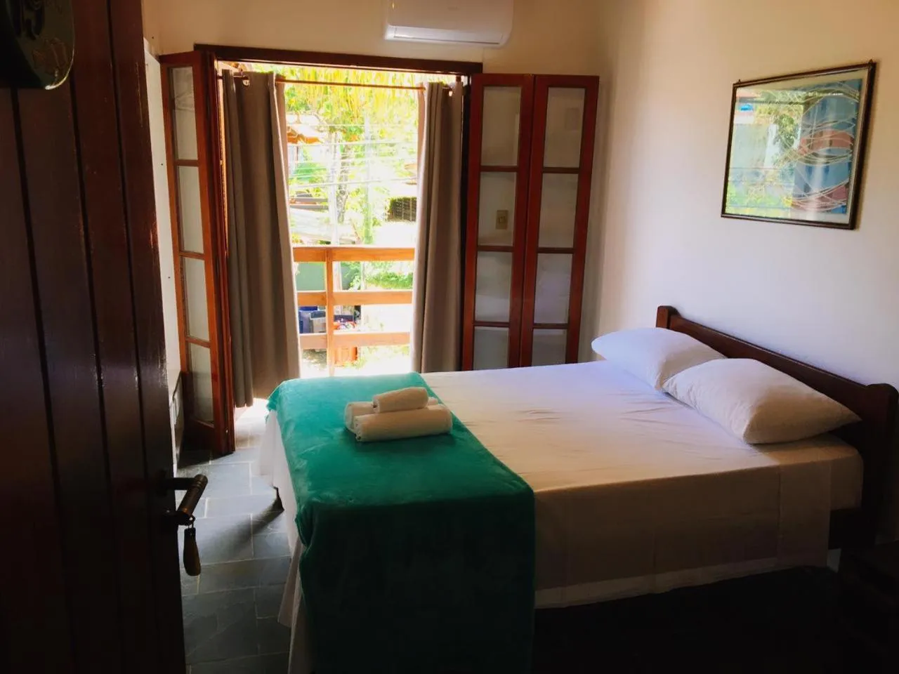 Bed in Pousada Azul Banana - Camburi