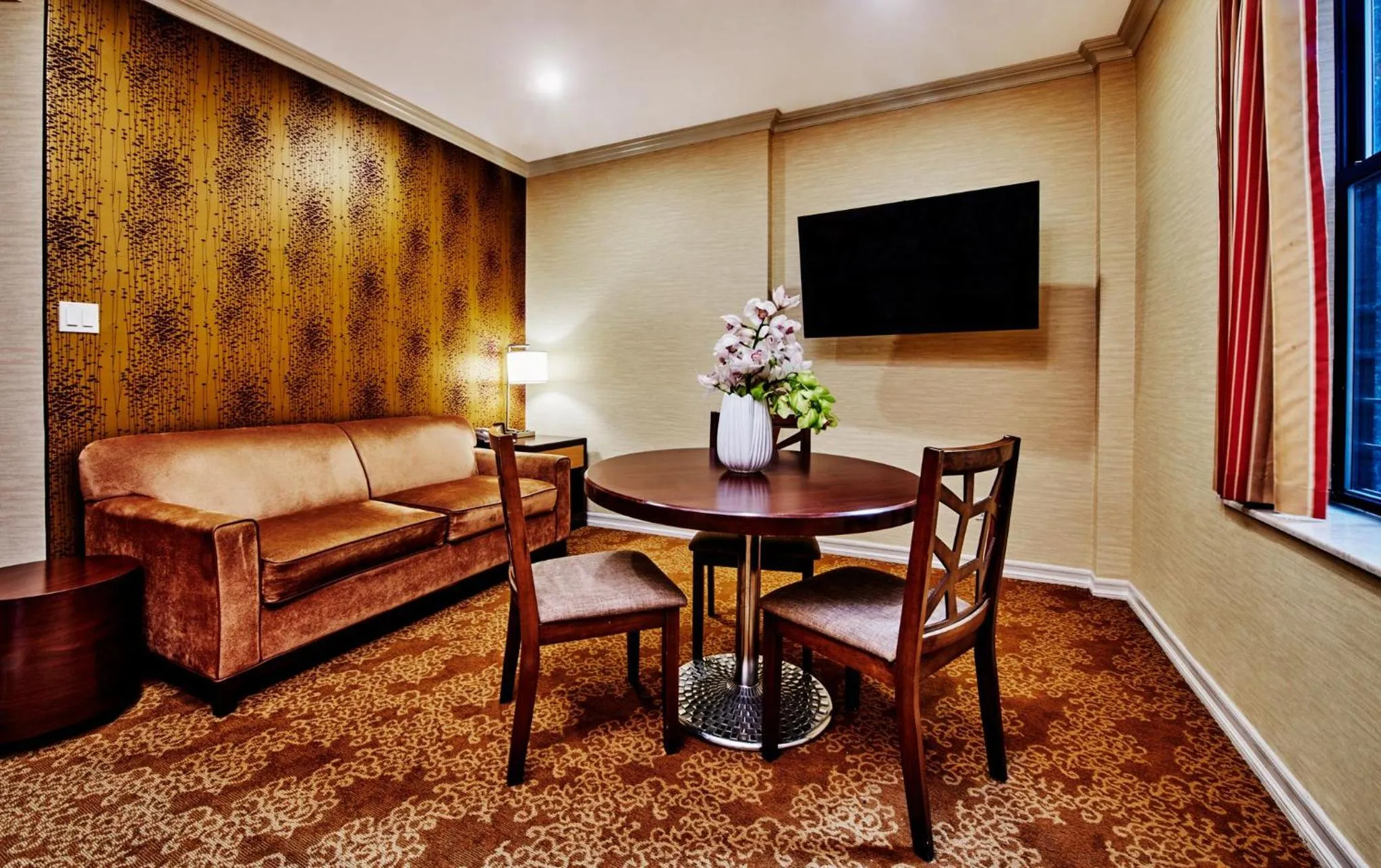 Living room in Radio City Apartments