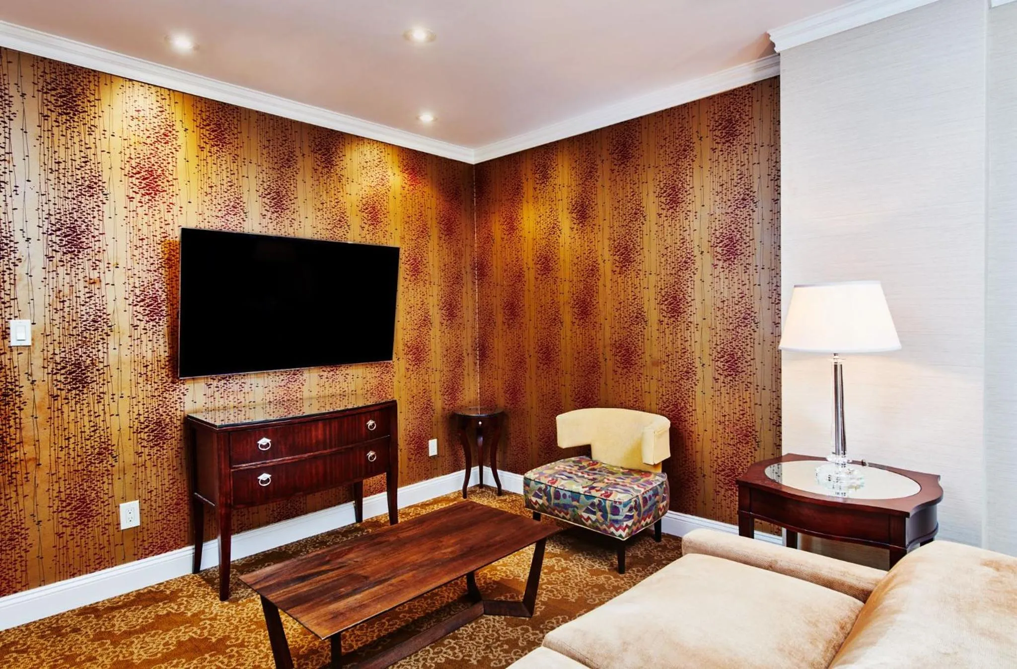 Living room in Radio City Apartments