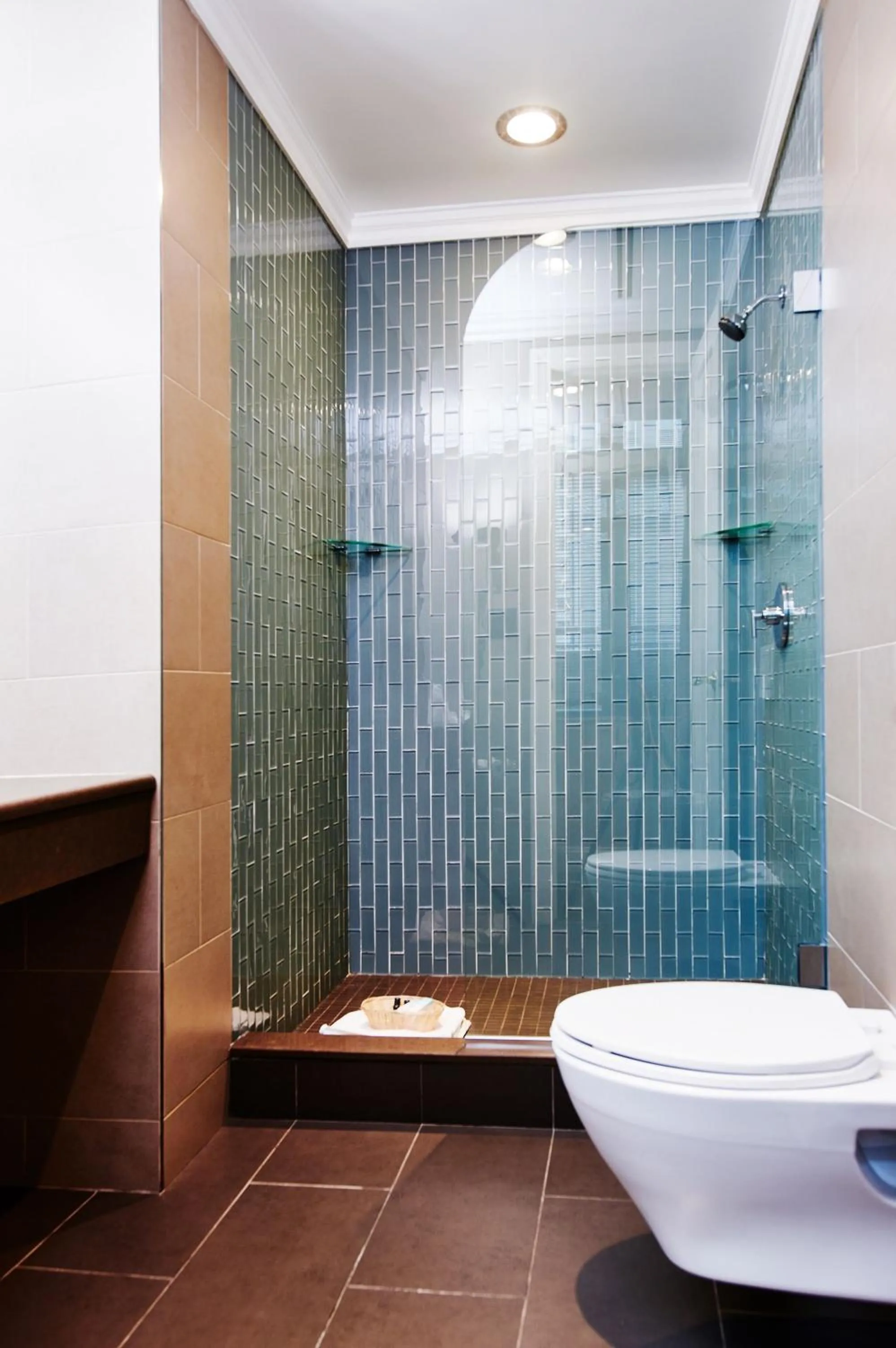 Shower in Radio City Apartments