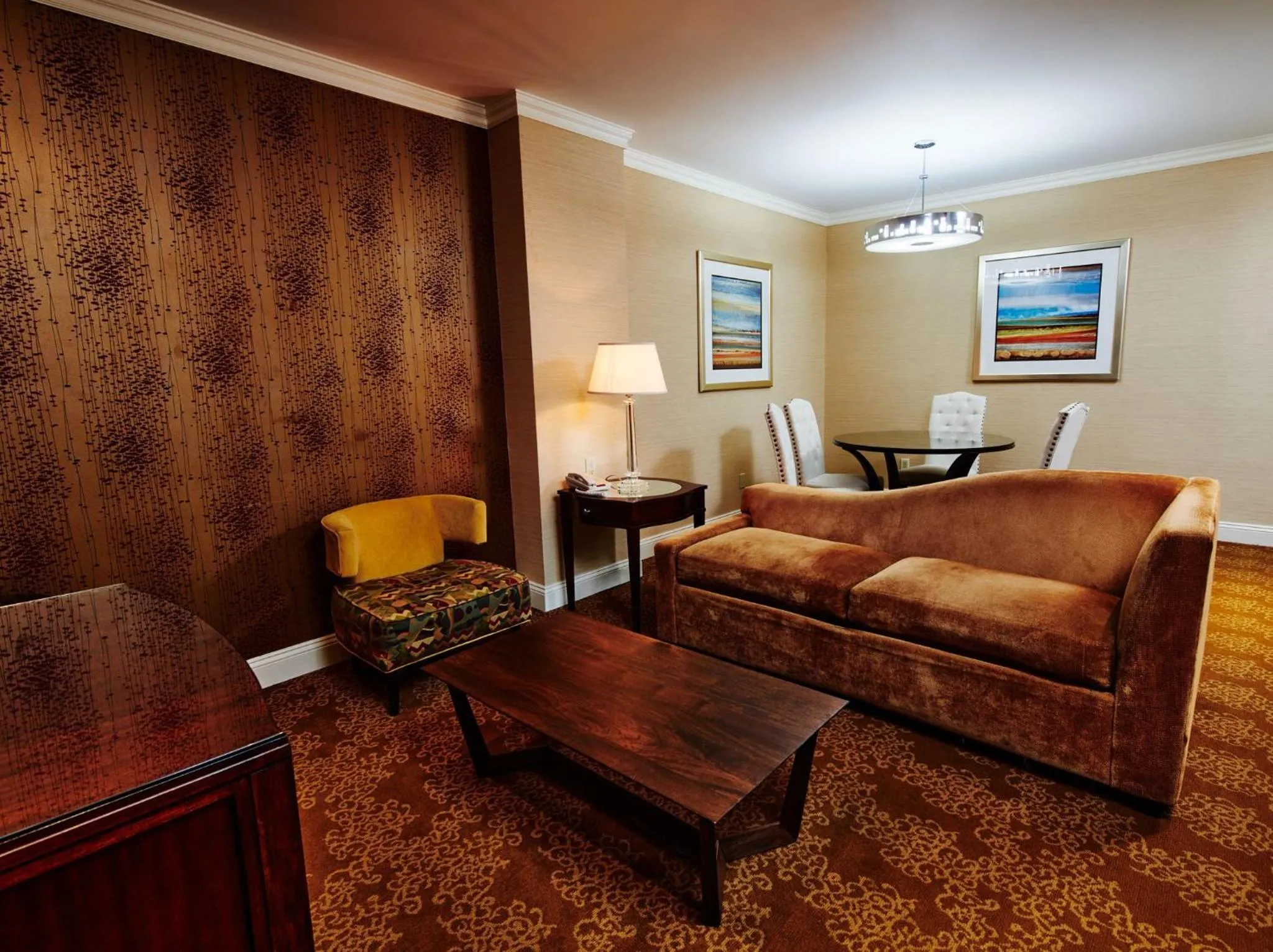 Living room in Radio City Apartments