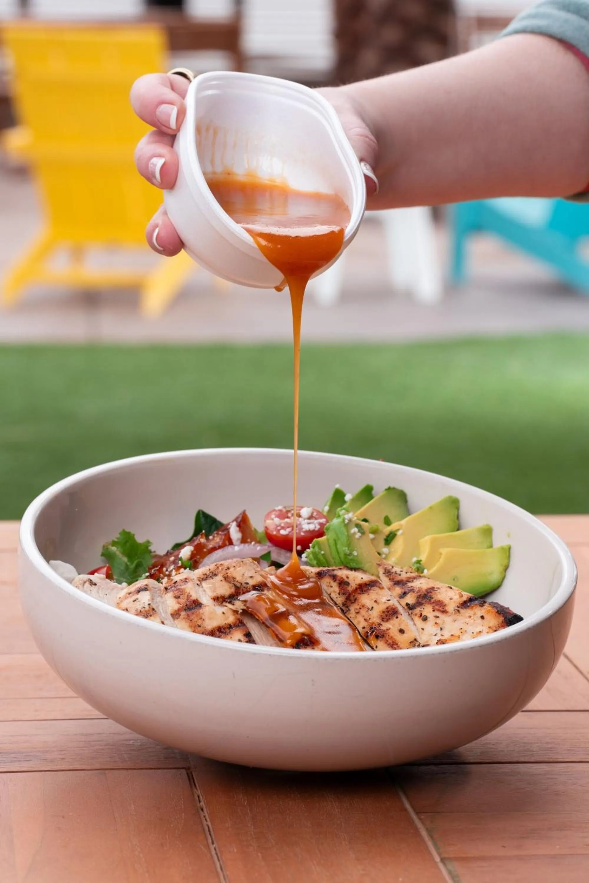 Food in The Nautical Beachfront Resort