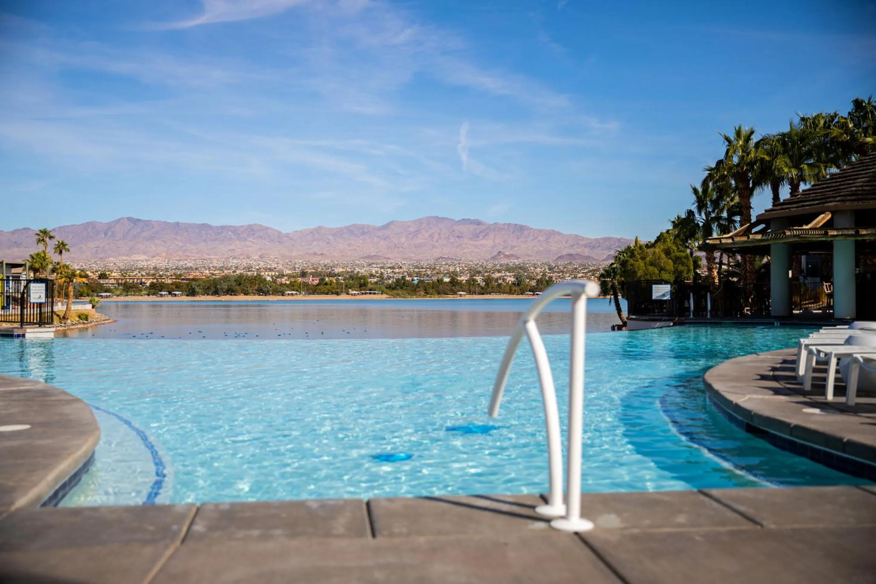 Pool view in The Nautical Beachfront Resort