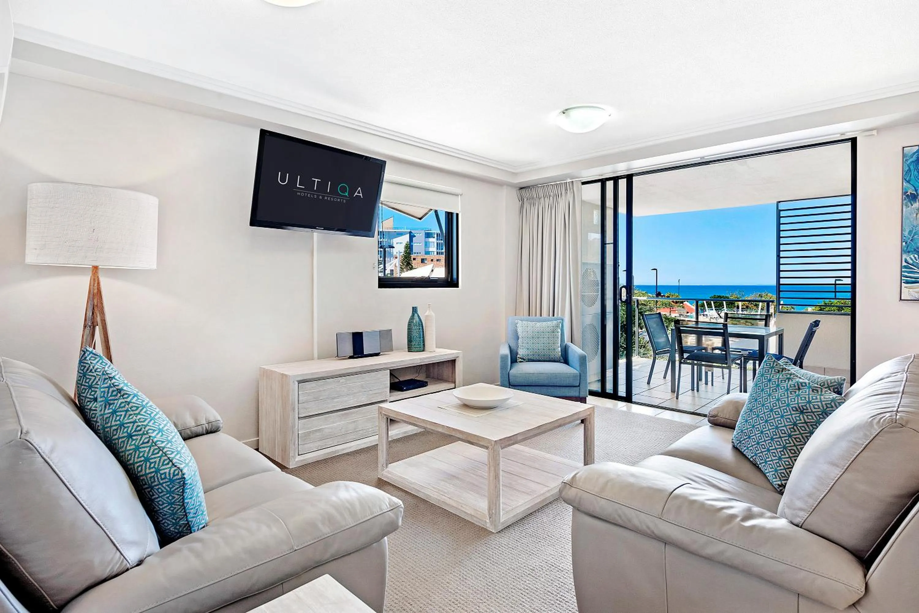 Living room in ULTIQA Shearwater Resort
