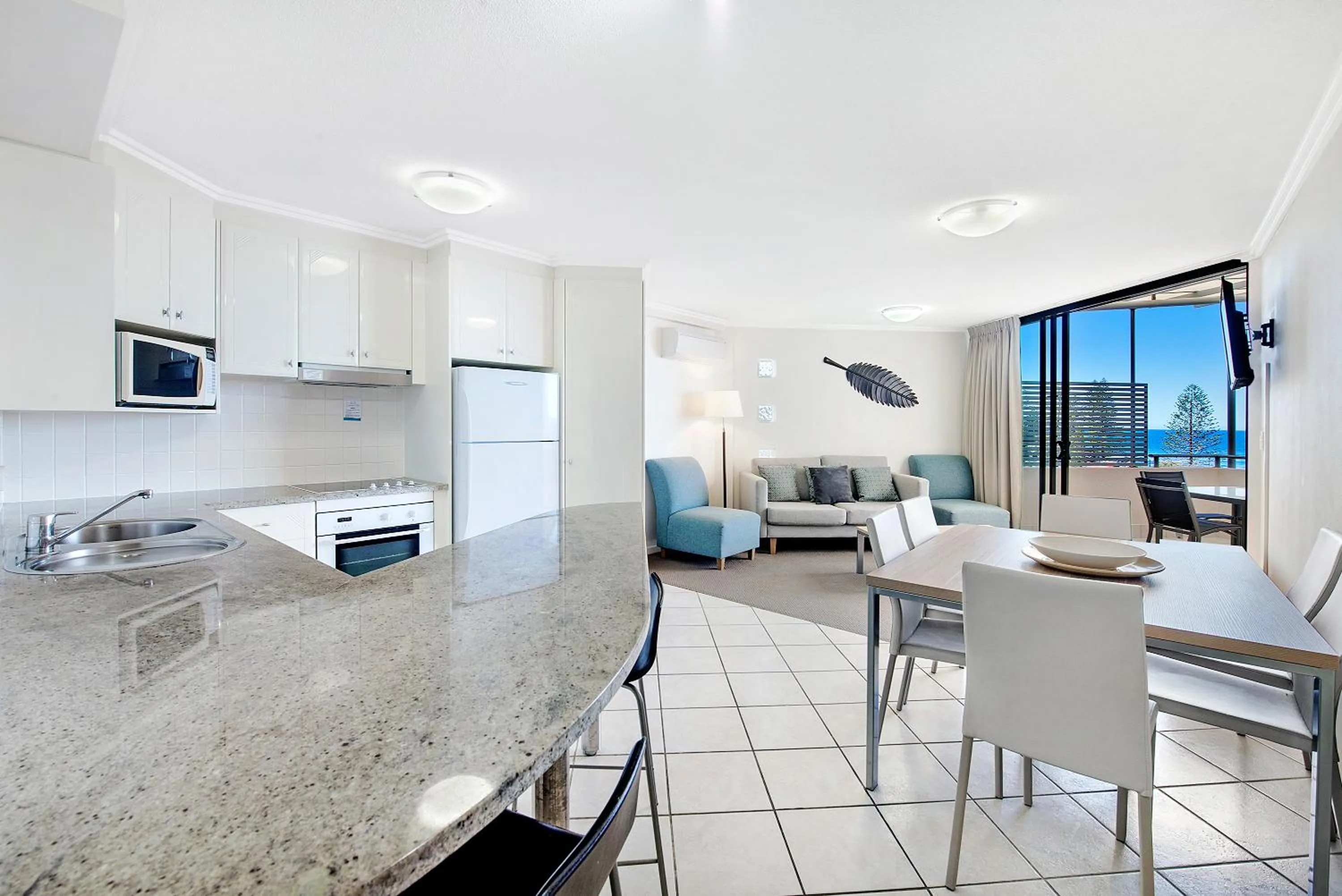 Living room in ULTIQA Shearwater Resort