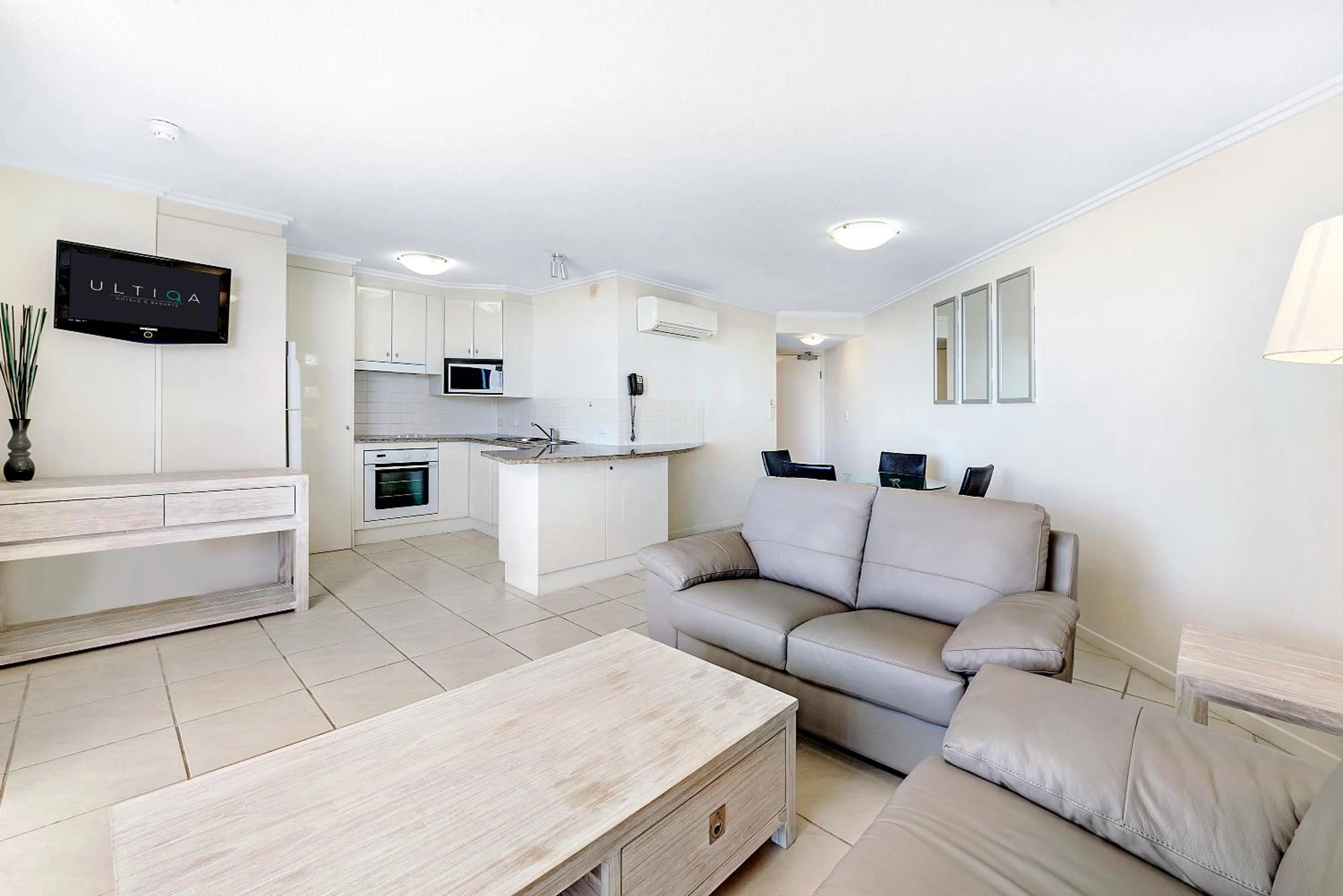 Living room in ULTIQA Shearwater Resort