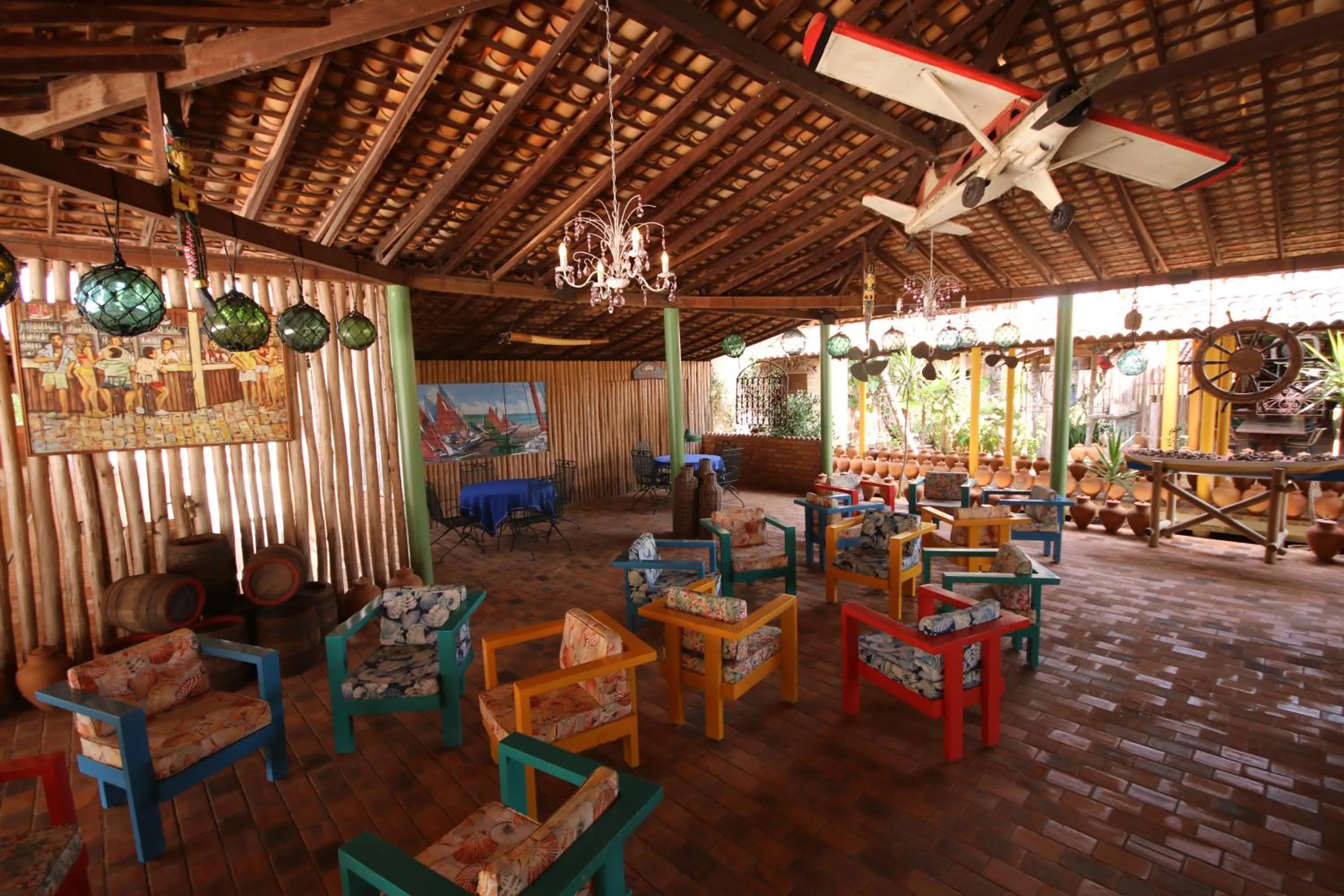 Seating area in Porto Preguiças Resort