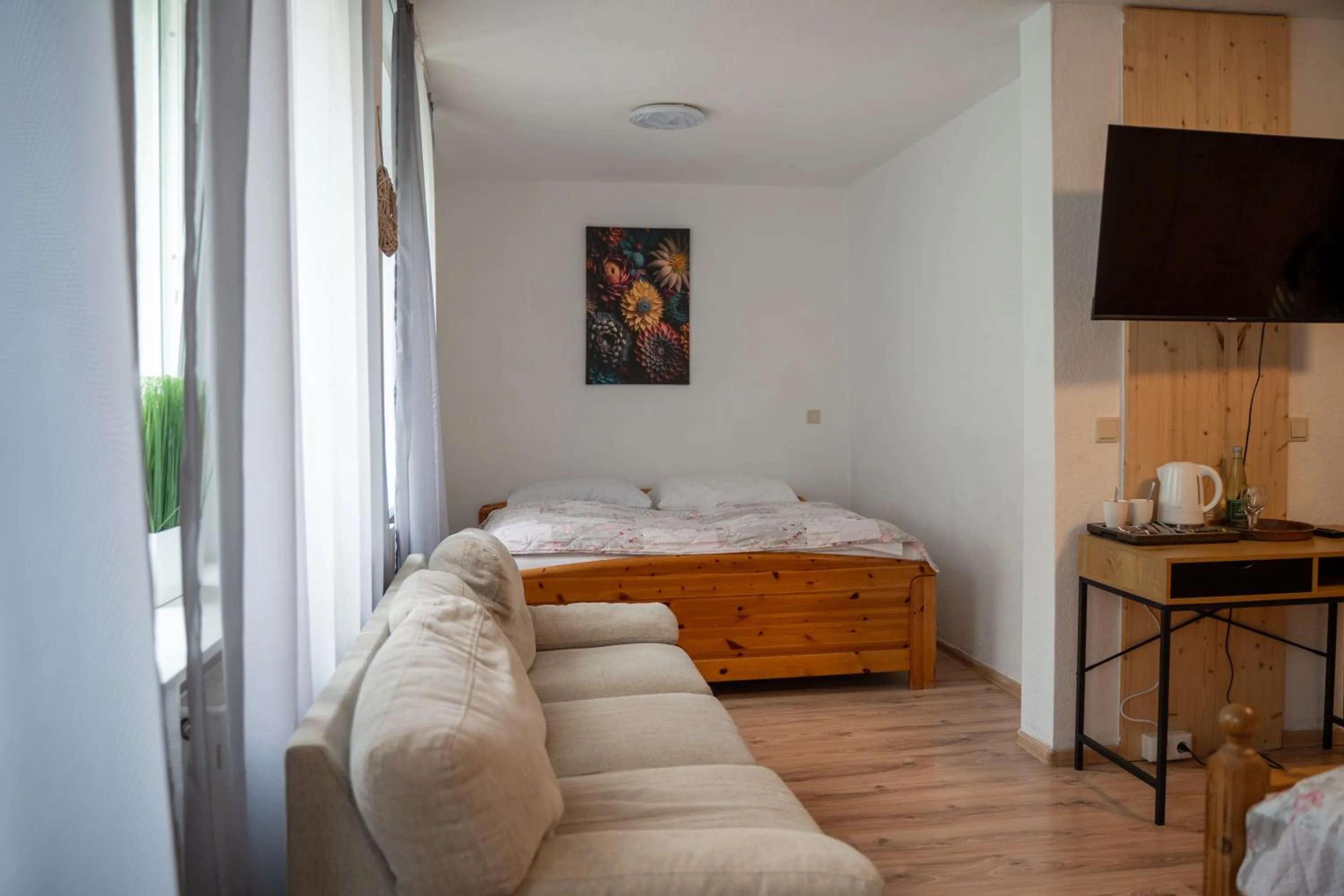 Bed in Das kleine Landhotel im Fichtelgebirge