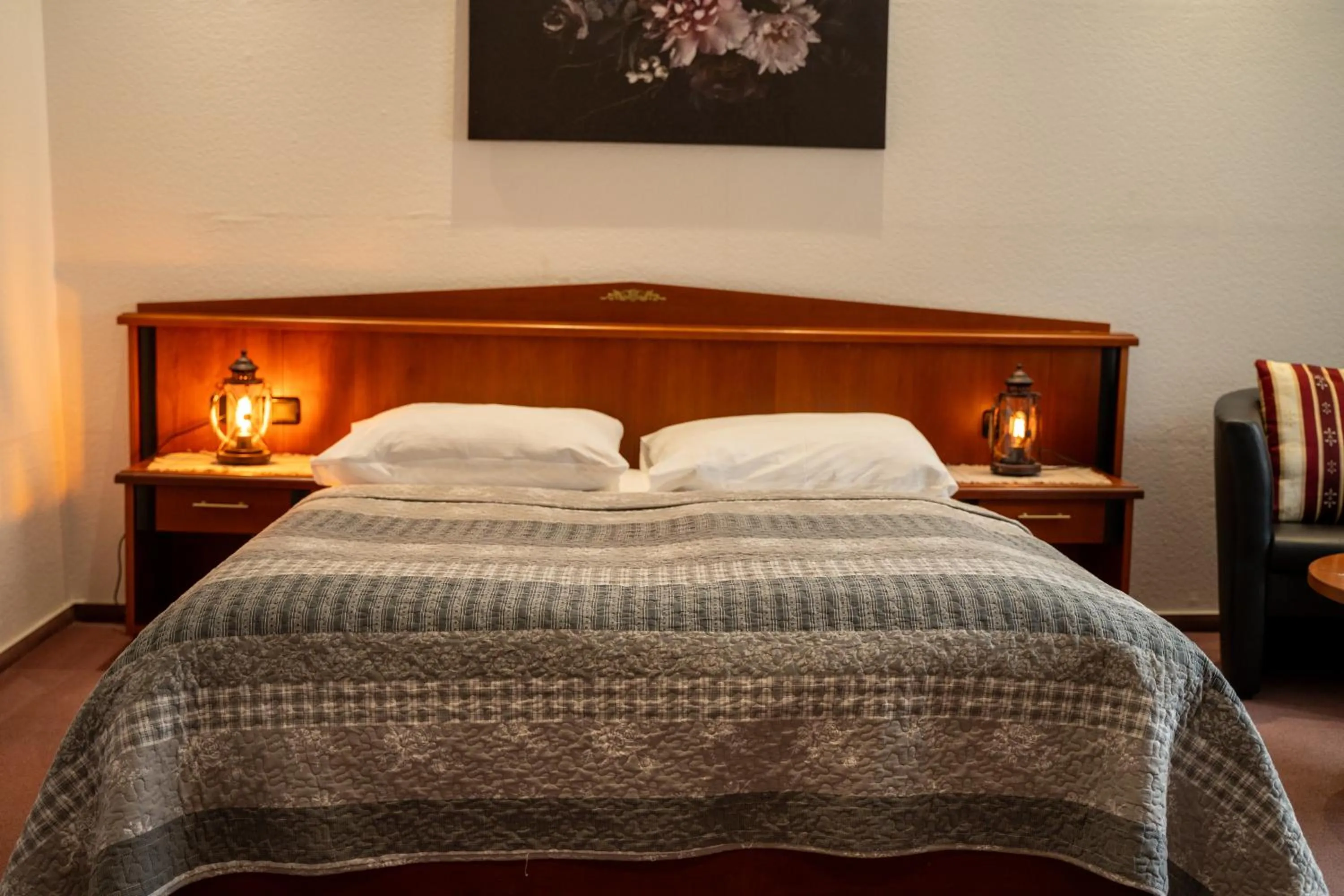Bed in Das kleine Landhotel im Fichtelgebirge