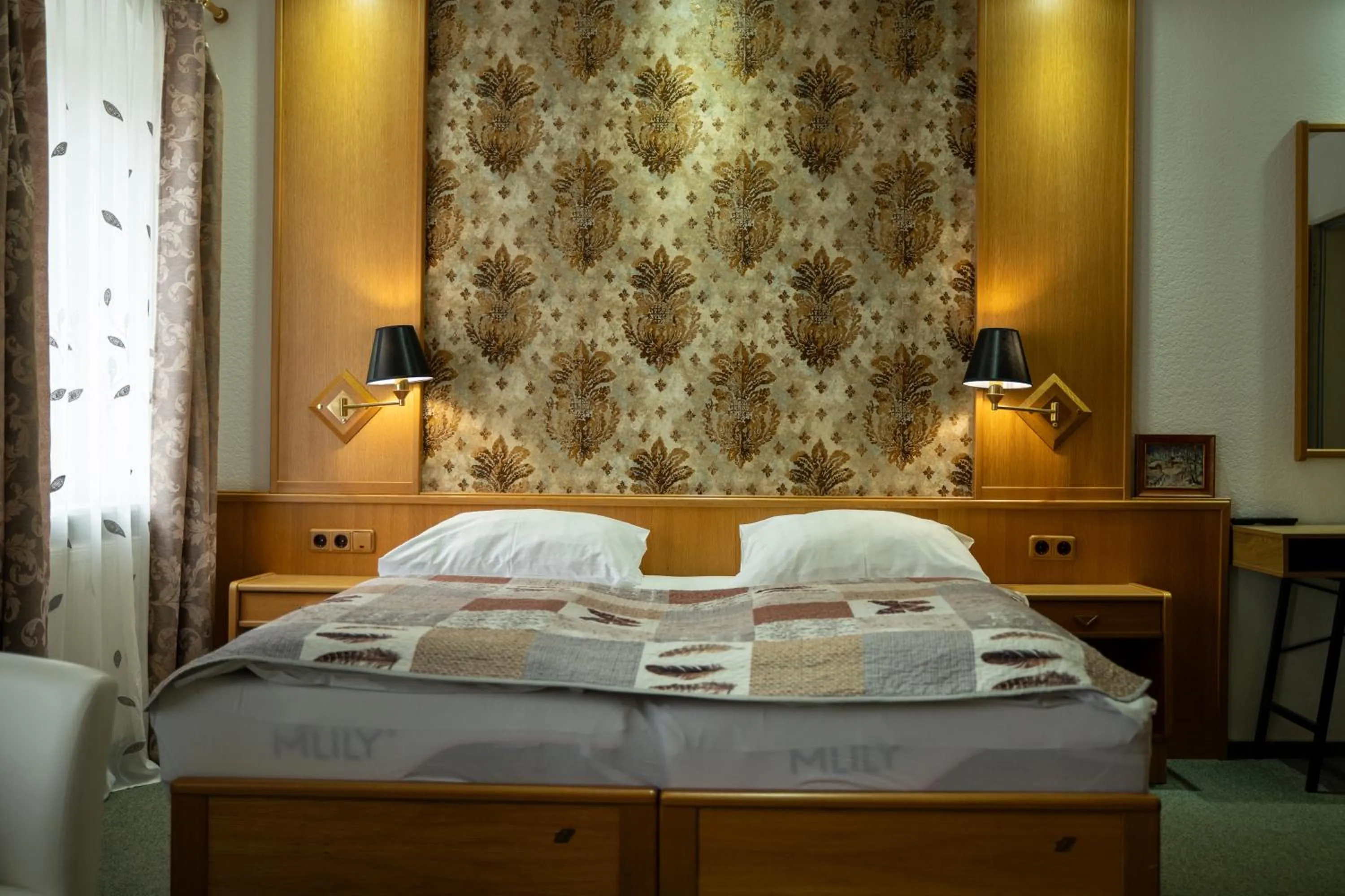 Bed in Das kleine Landhotel im Fichtelgebirge