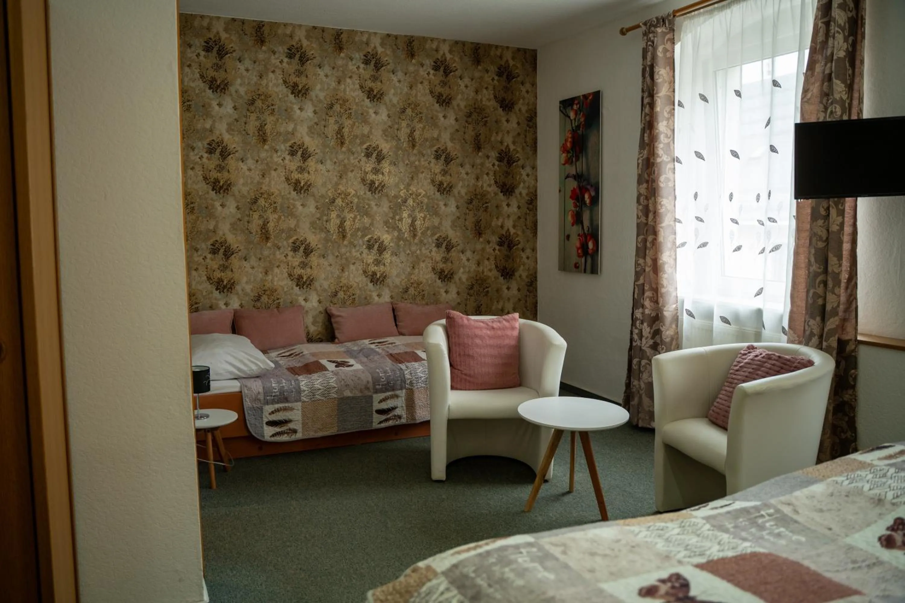 Bed in Das kleine Landhotel im Fichtelgebirge