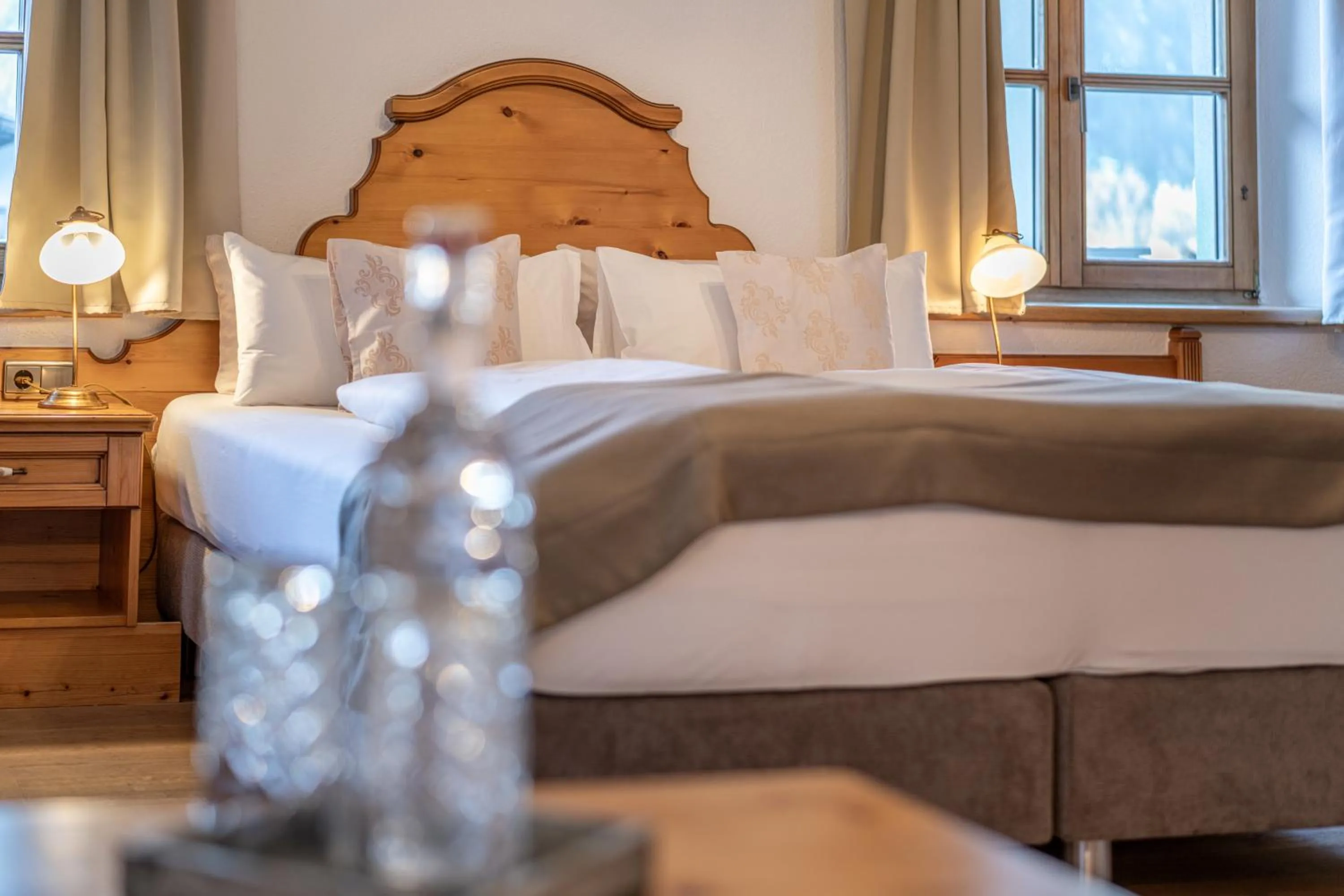 Bedroom, Bed in Hotel Stern