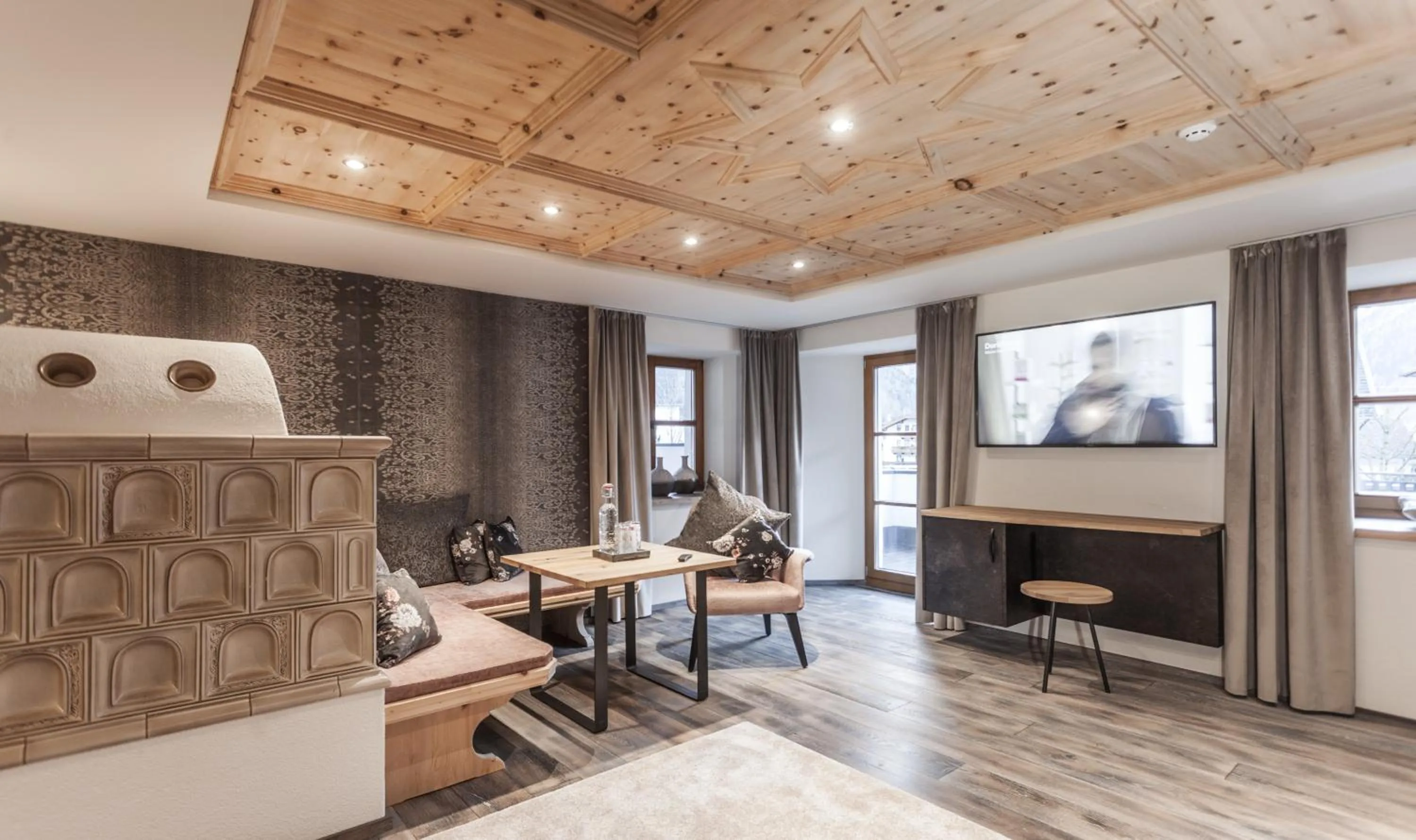 Seating area in Hotel Stern