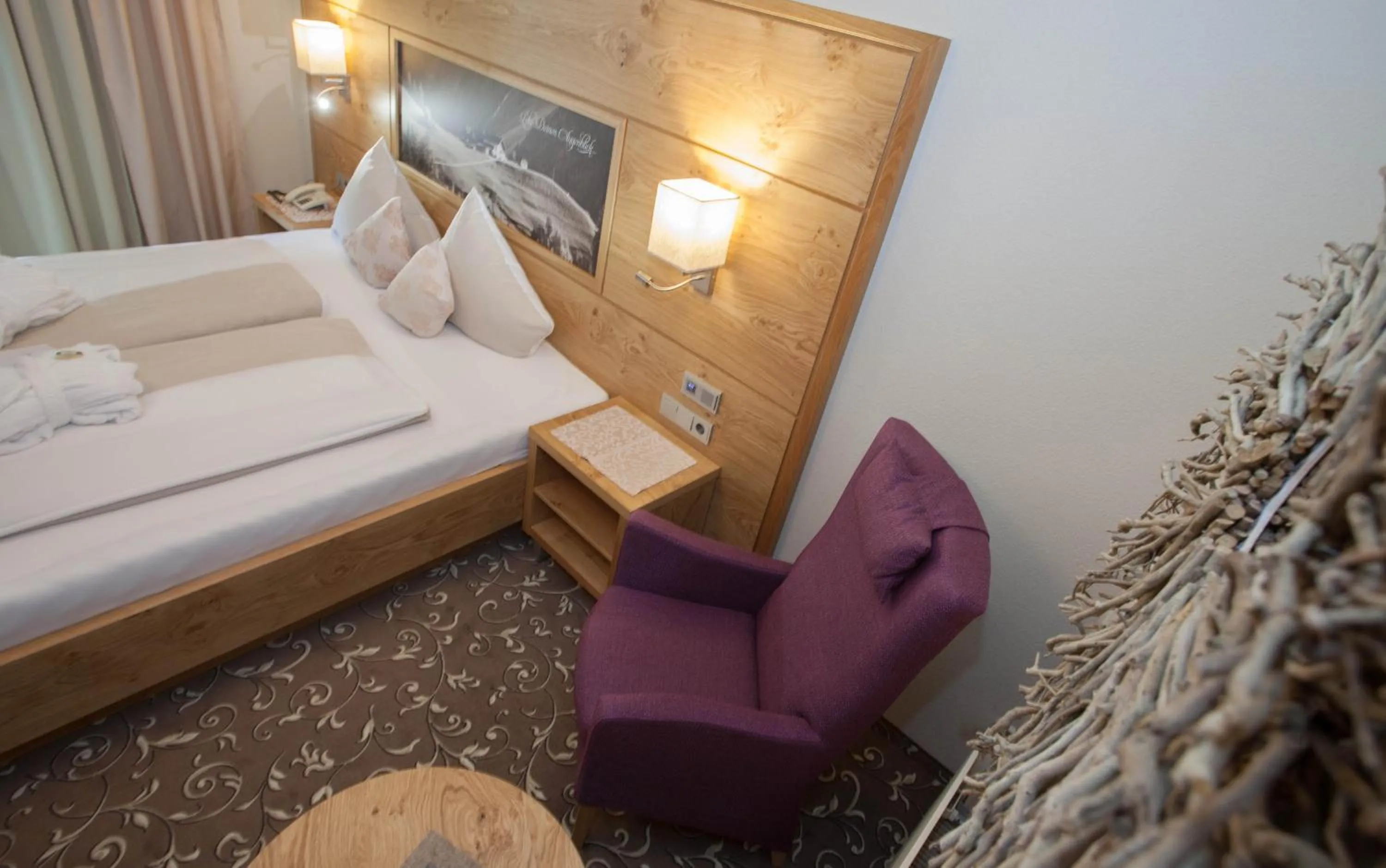 Bedroom, Bed in Hotel Stern