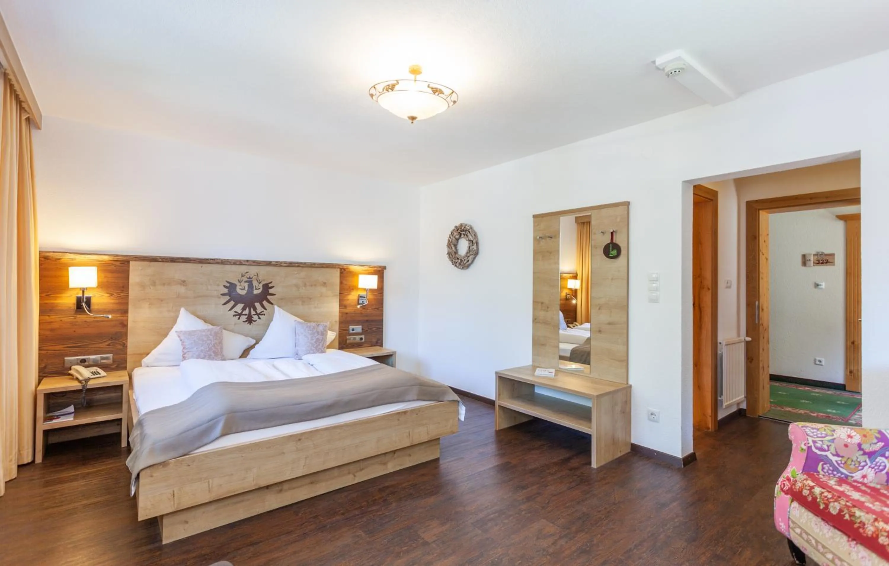 Bedroom, Bed in Hotel Stern